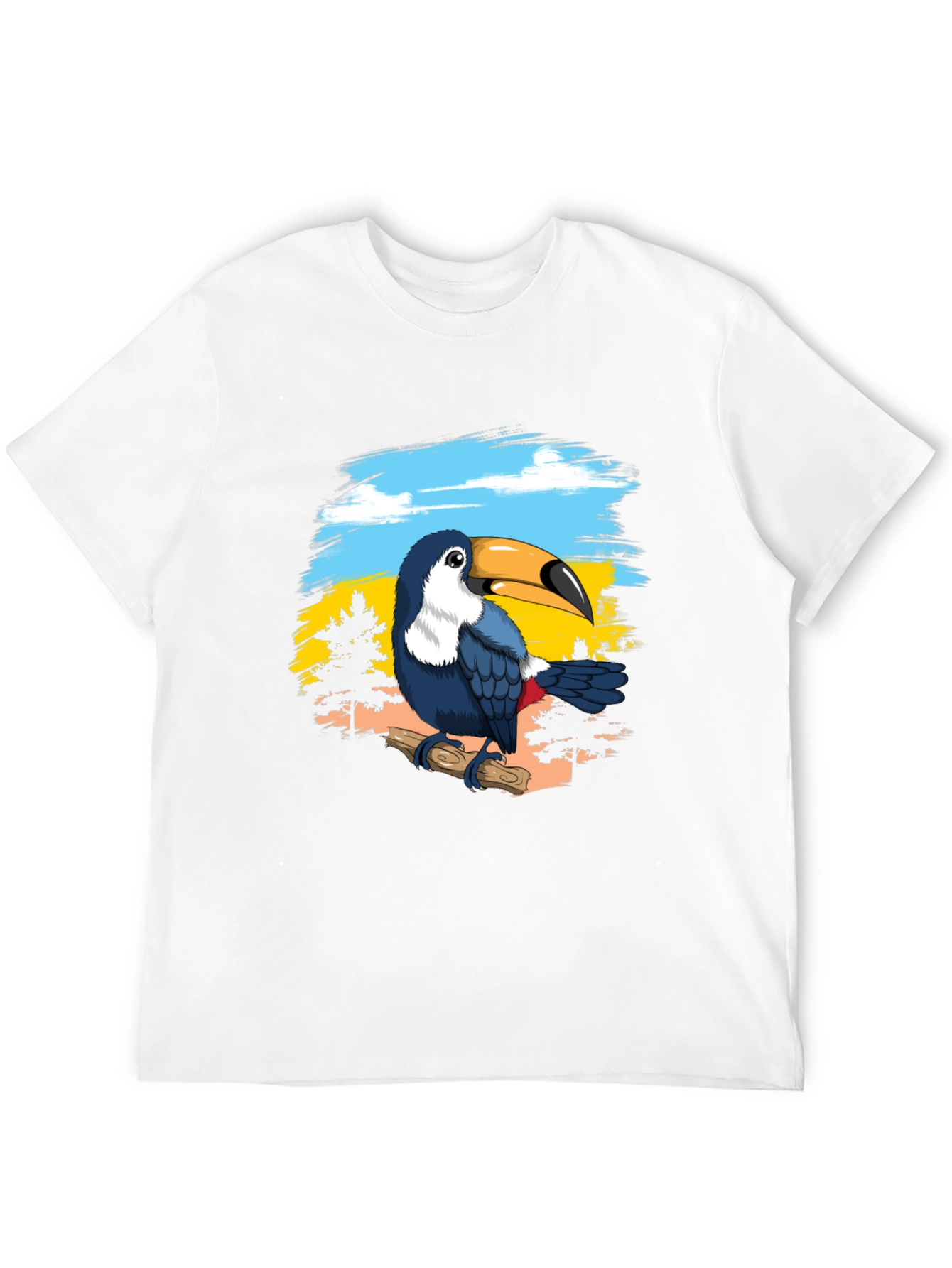 Toucan Graphic T-Shirt - Tropical Bird Design