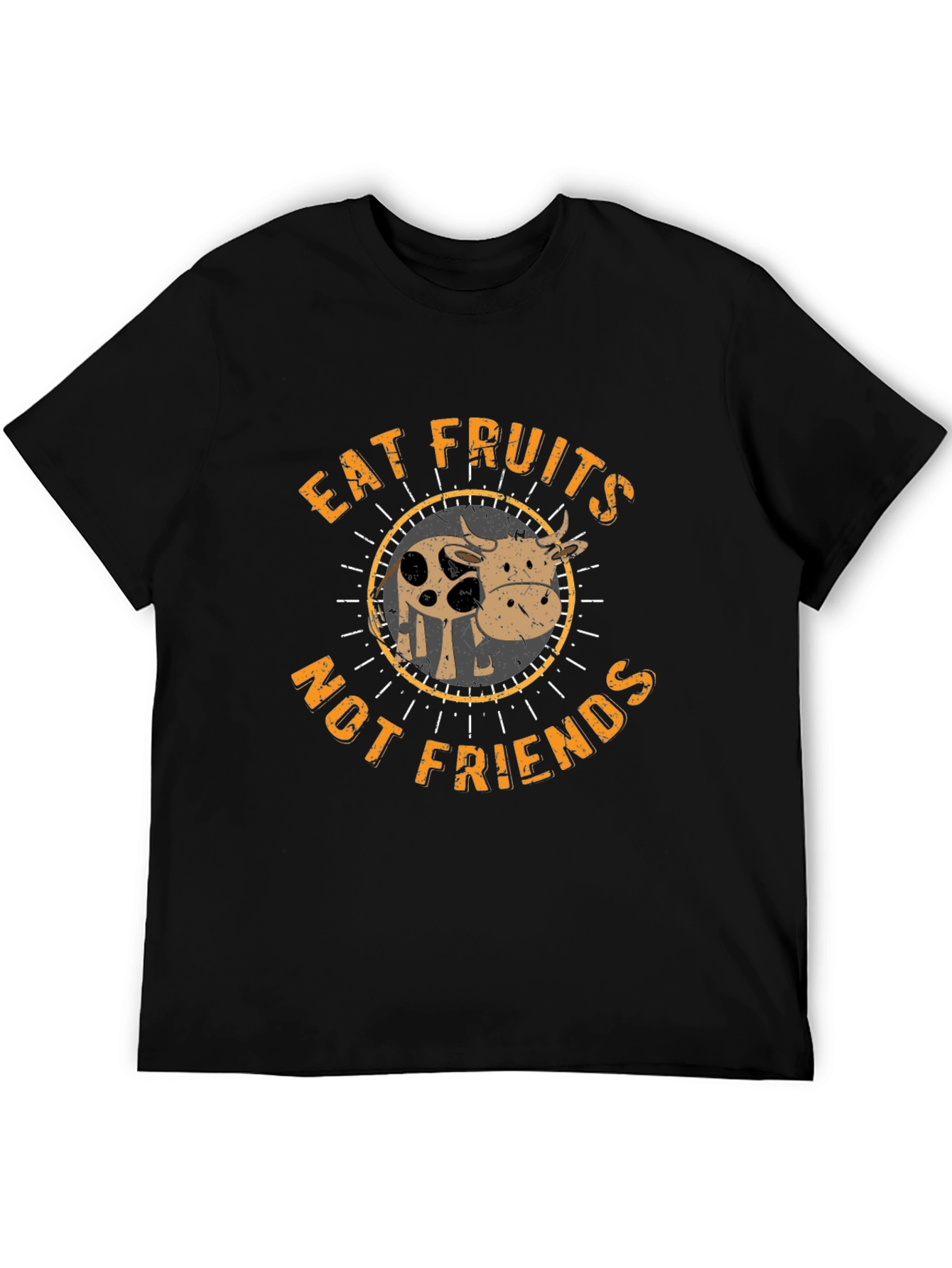 Eat Fruits Not Friends Vegan T-Shirt