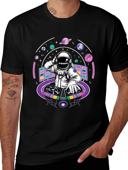 DJ Astronaut T-Shirt - Cosmic Beats