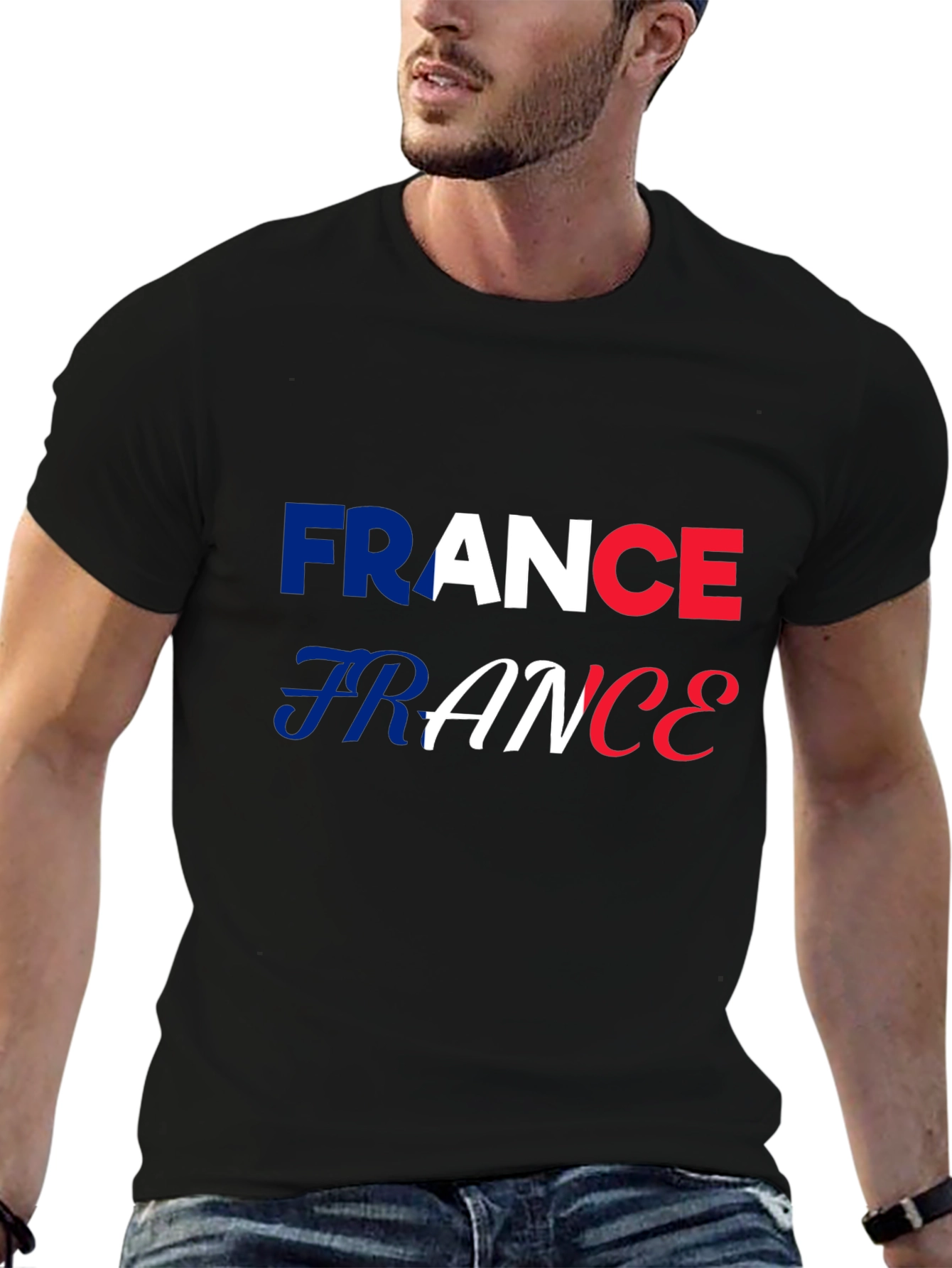 France Flag T-Shirt - Patriotic French Pride Tee