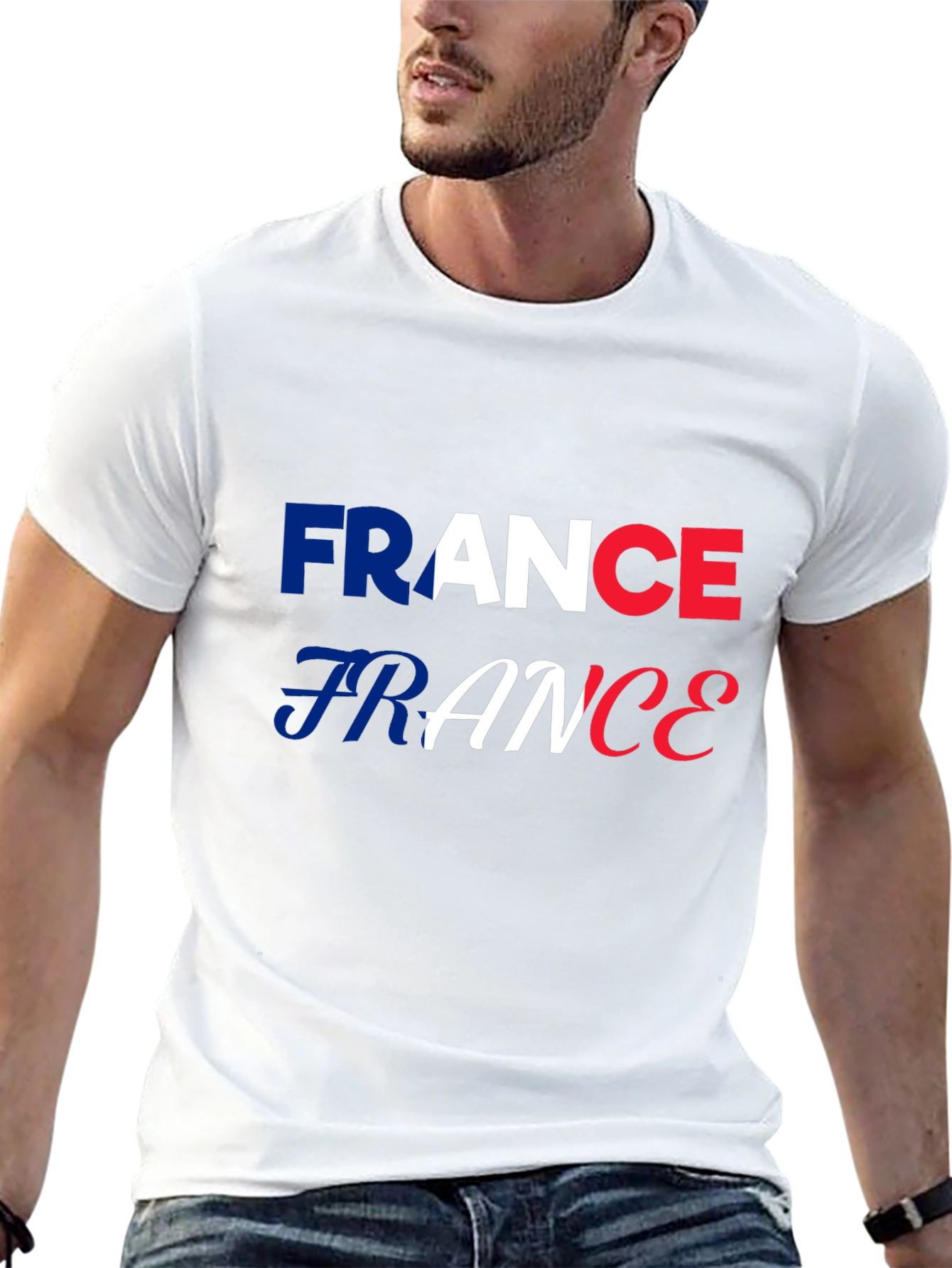 France Flag T-Shirt - Patriotic French Pride Tee