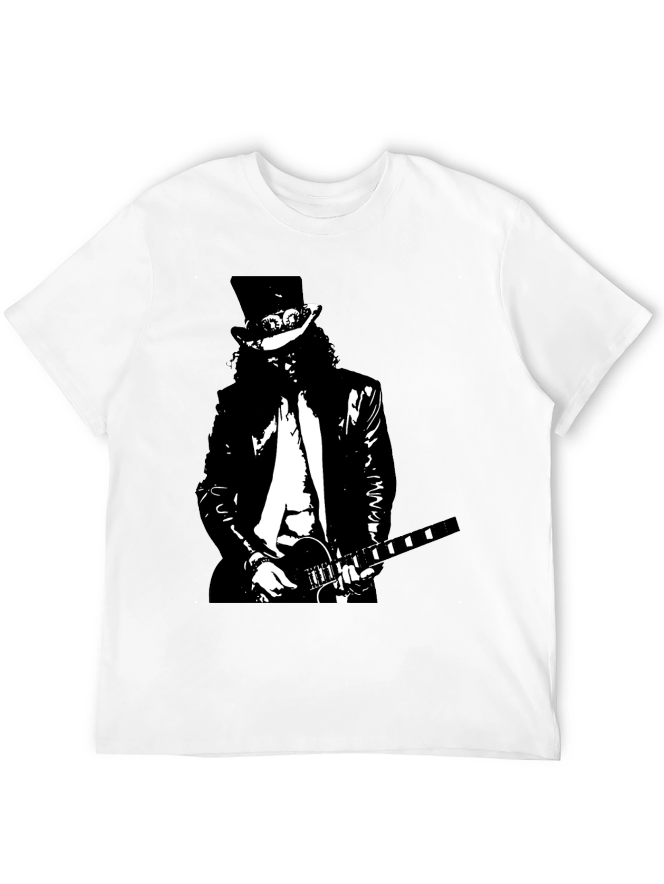 Slash Guitarist Graphic Black T-Shirt