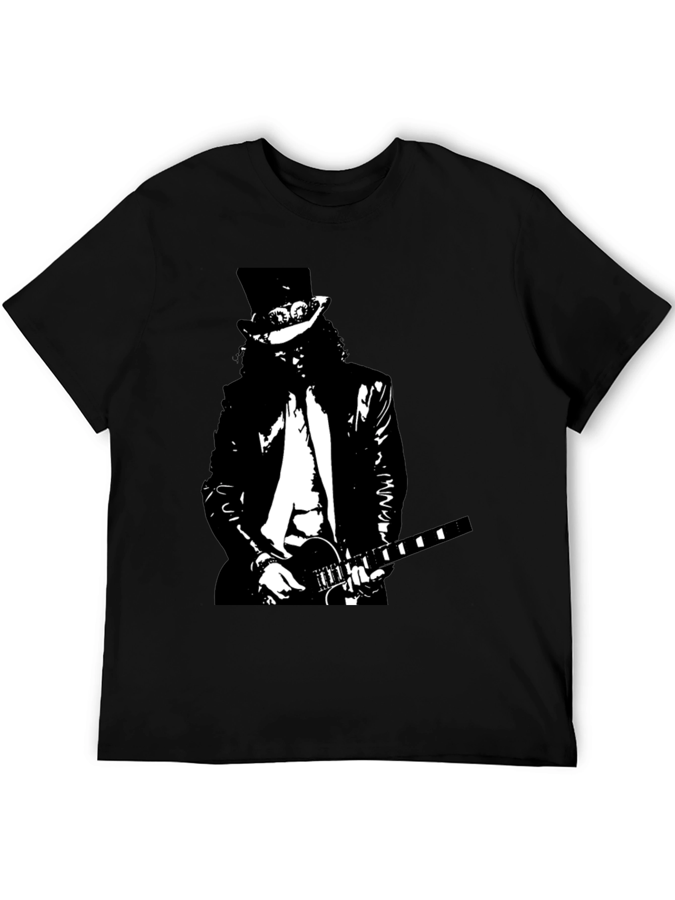 Slash Guitarist Graphic Black T-Shirt