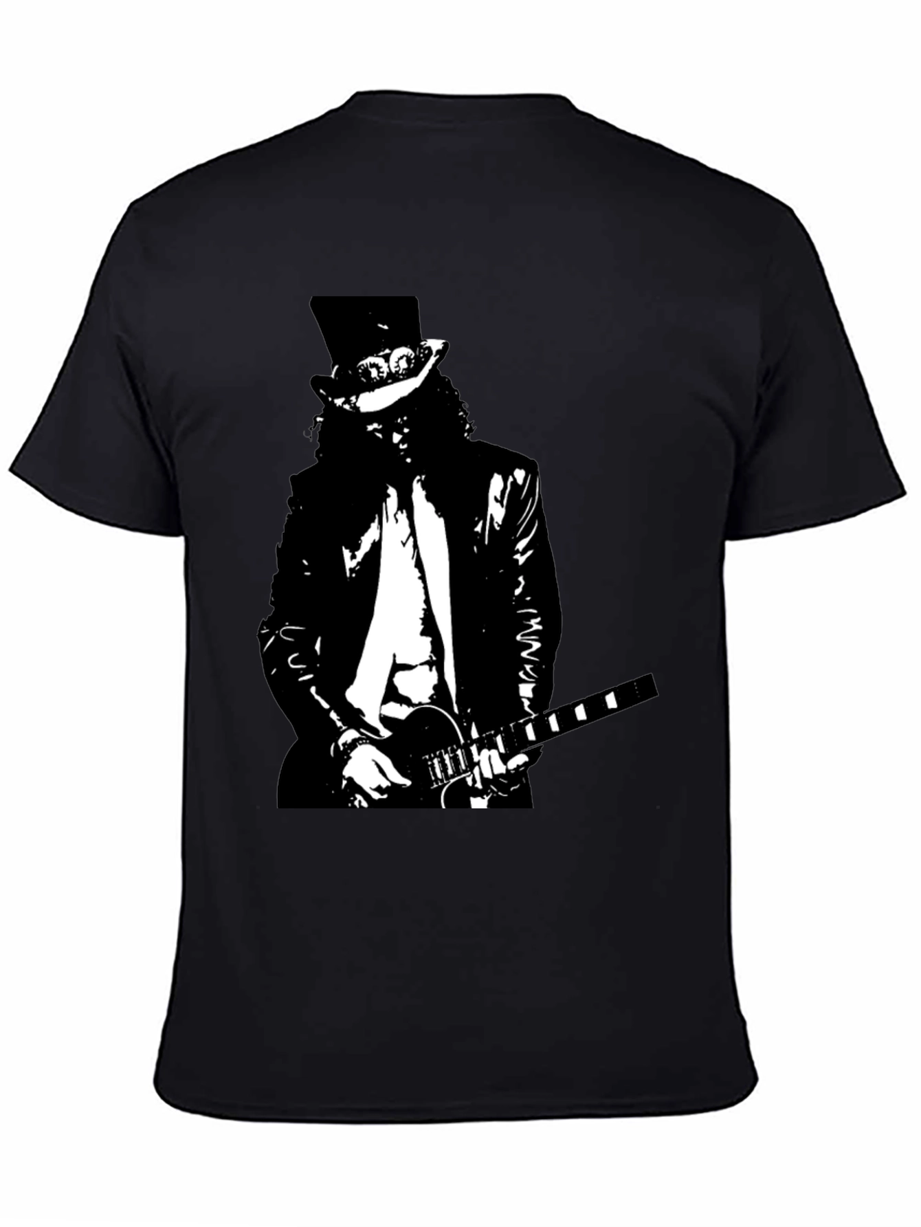 Slash Guitarist Graphic Black T-Shirt