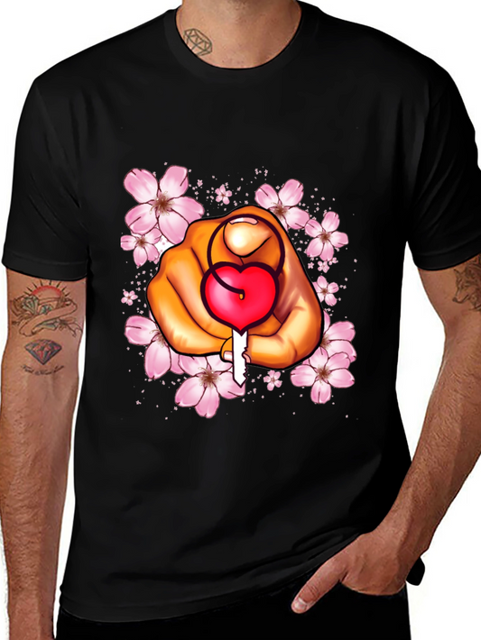 Heart Lock Key T-Shirt - Love Unlocked