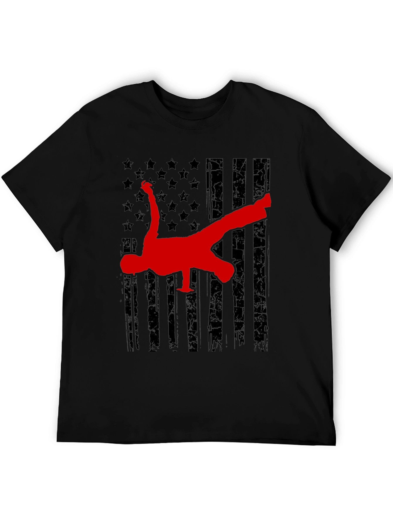 Breakdance American Flag Graphic Tee