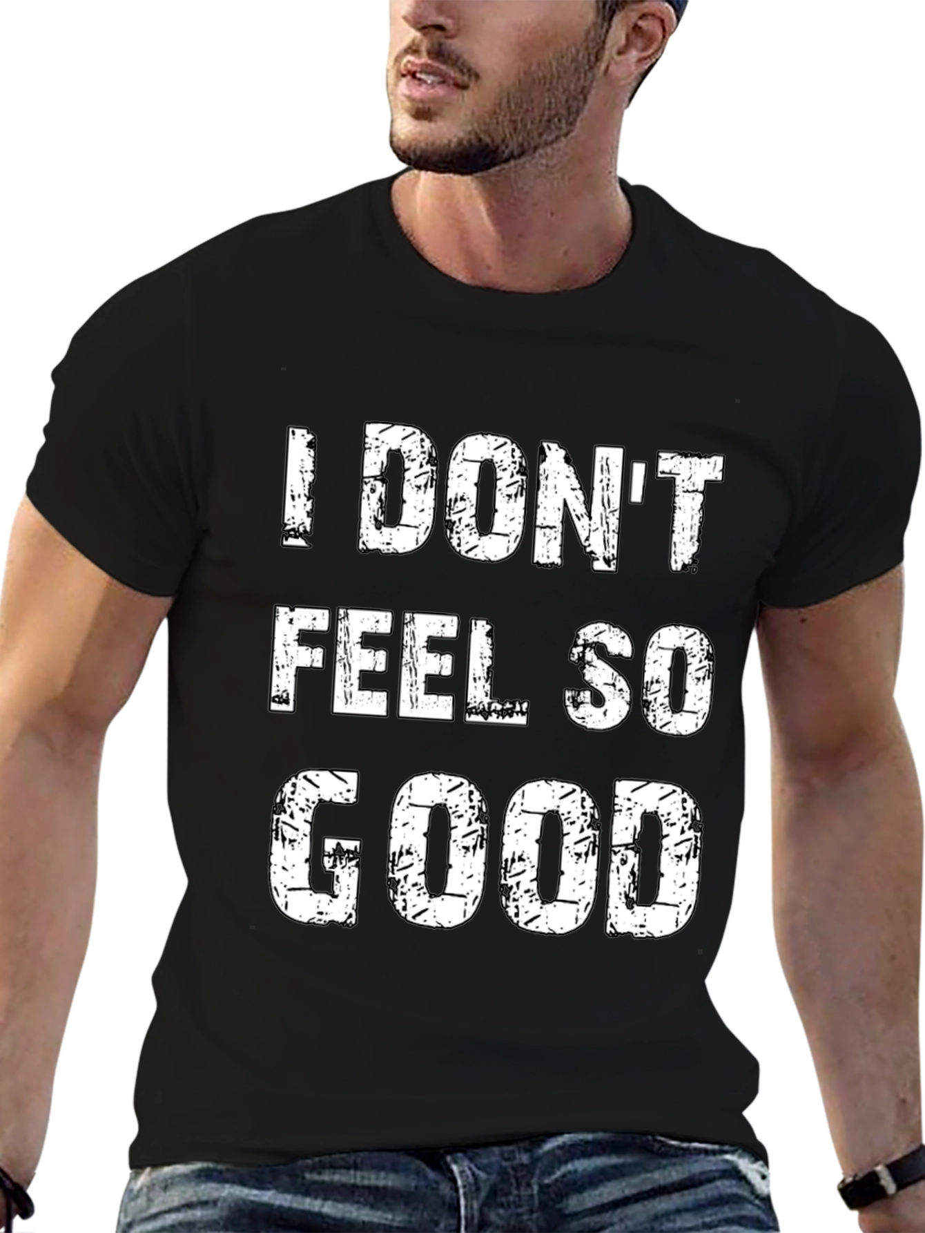 I Dont Feel So Good Black Graphic Tee