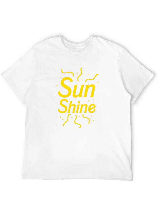 Sunshine Graphic Tee - Mens Black T-Shirt