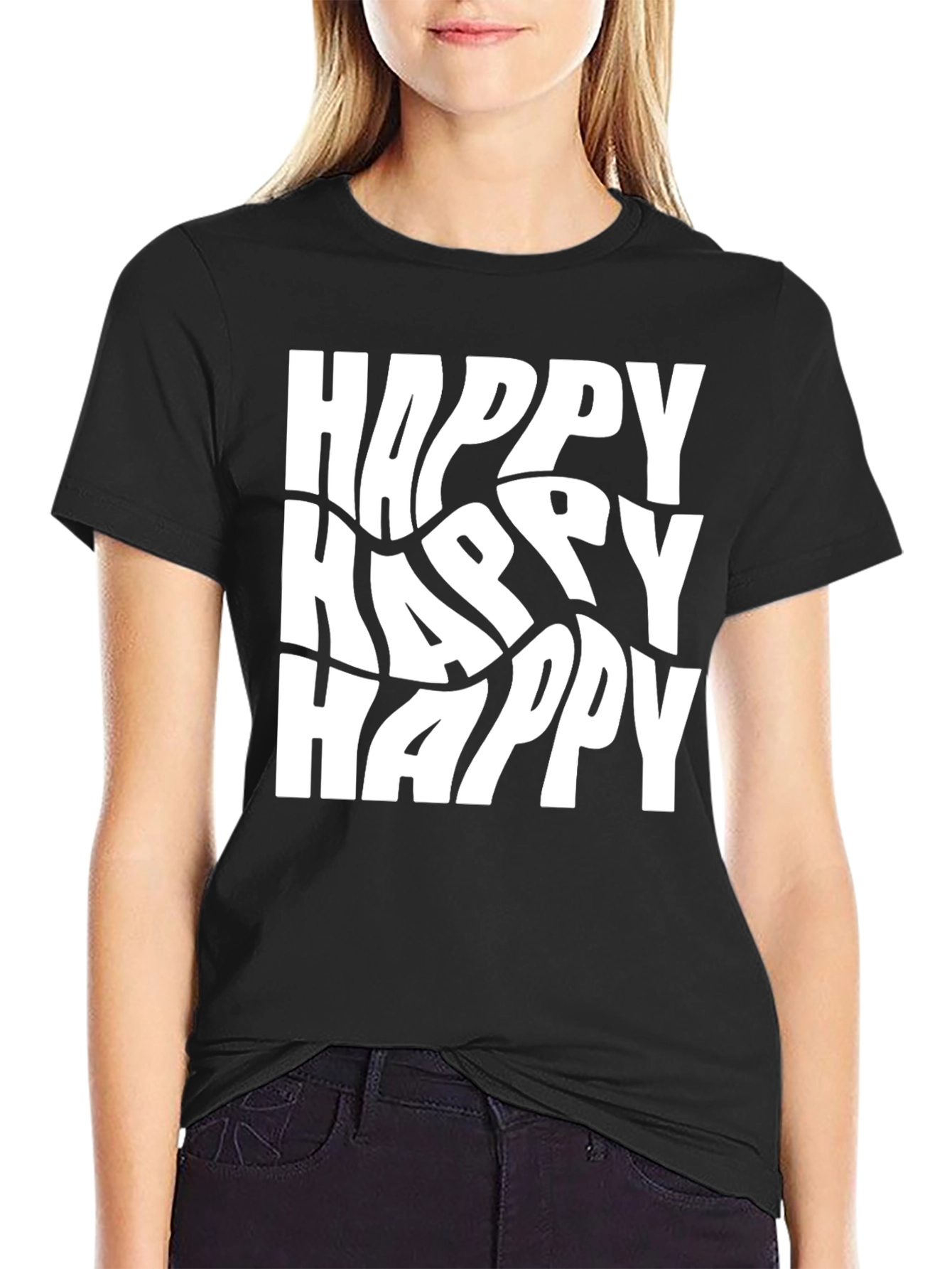 Happy T-Shirt - Graphic Tee