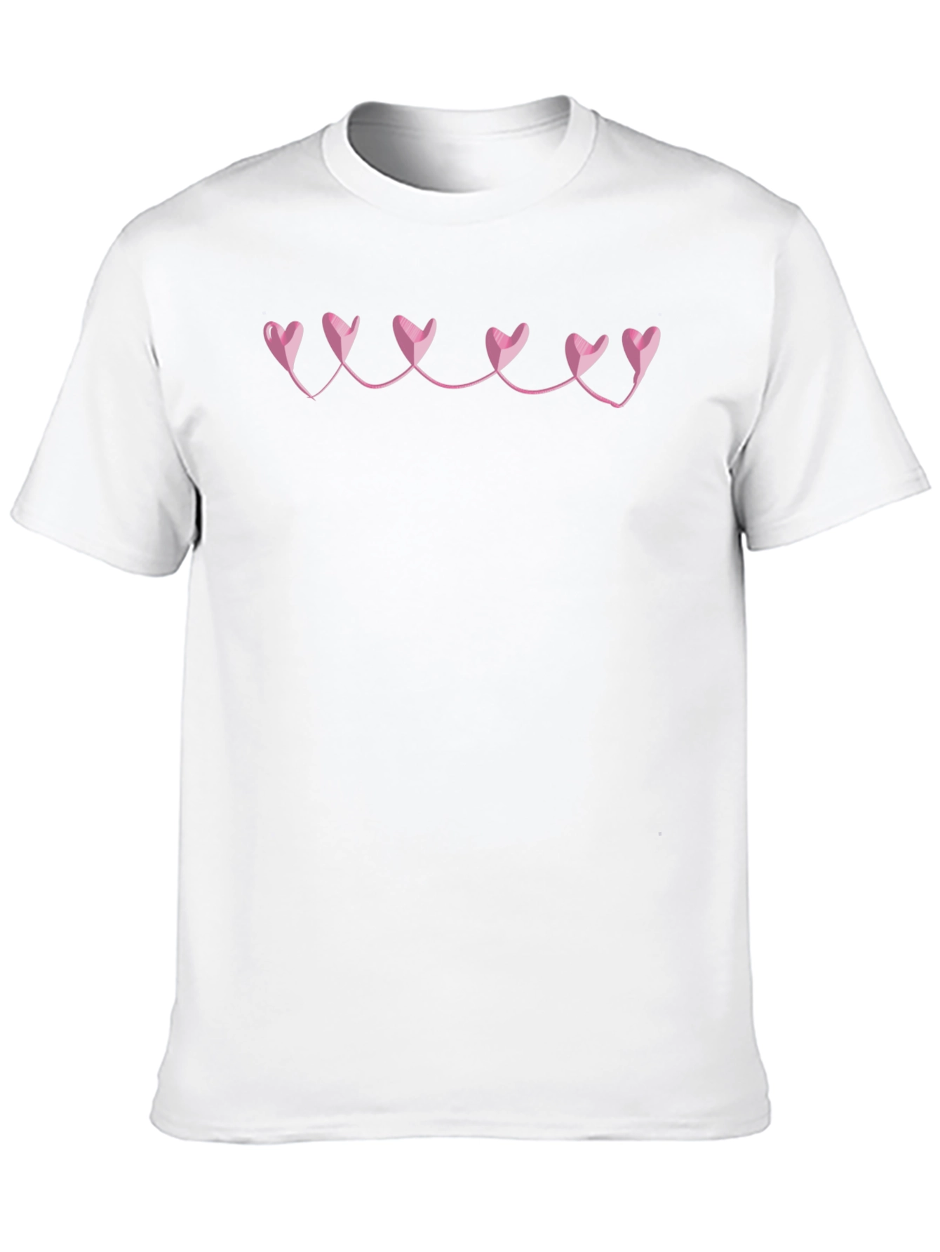 Heart String Graphic Tee - Casual Style