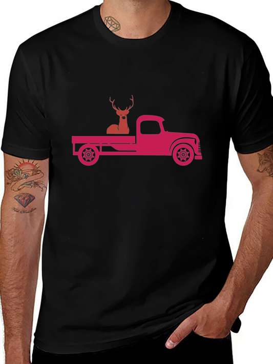 Deer in Truck Graphic Tee