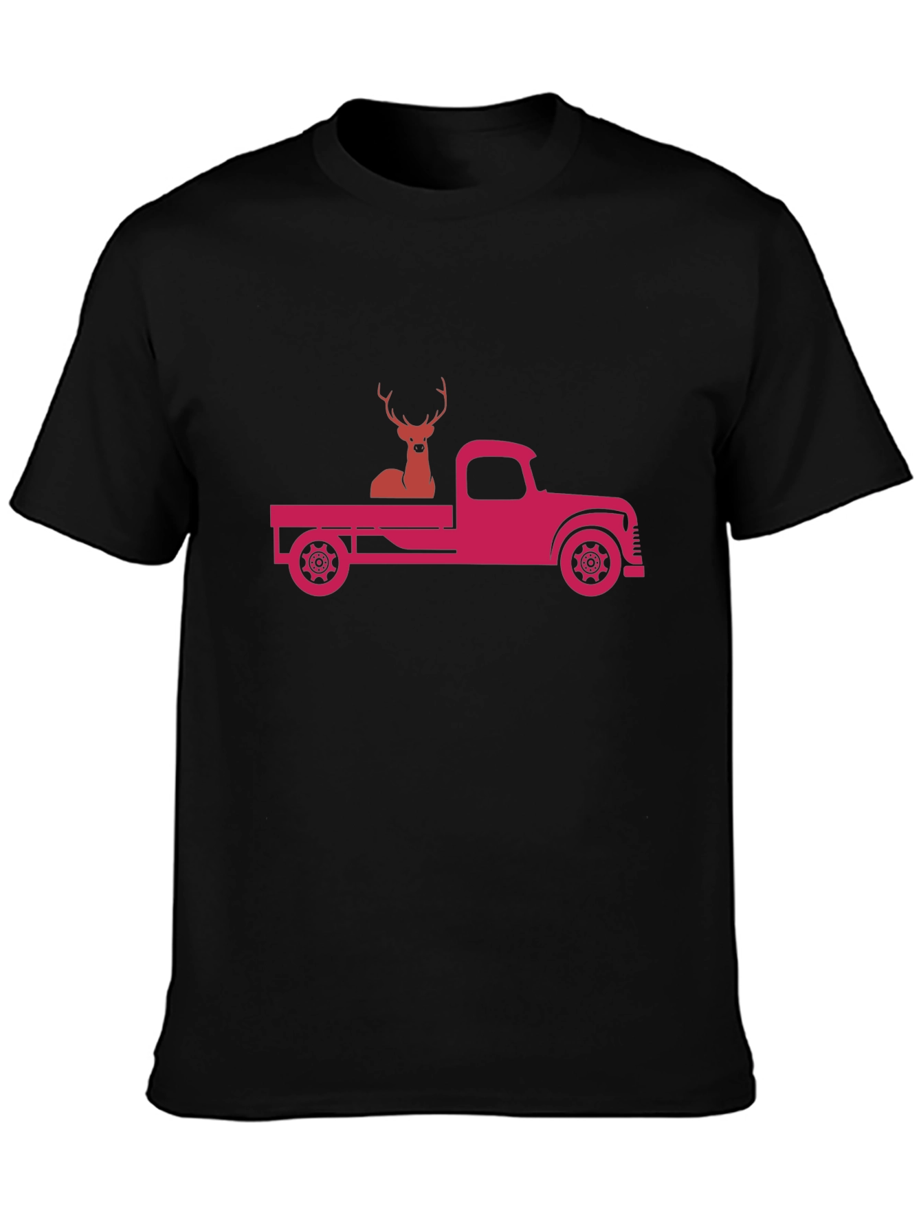 Deer in Truck Graphic Tee