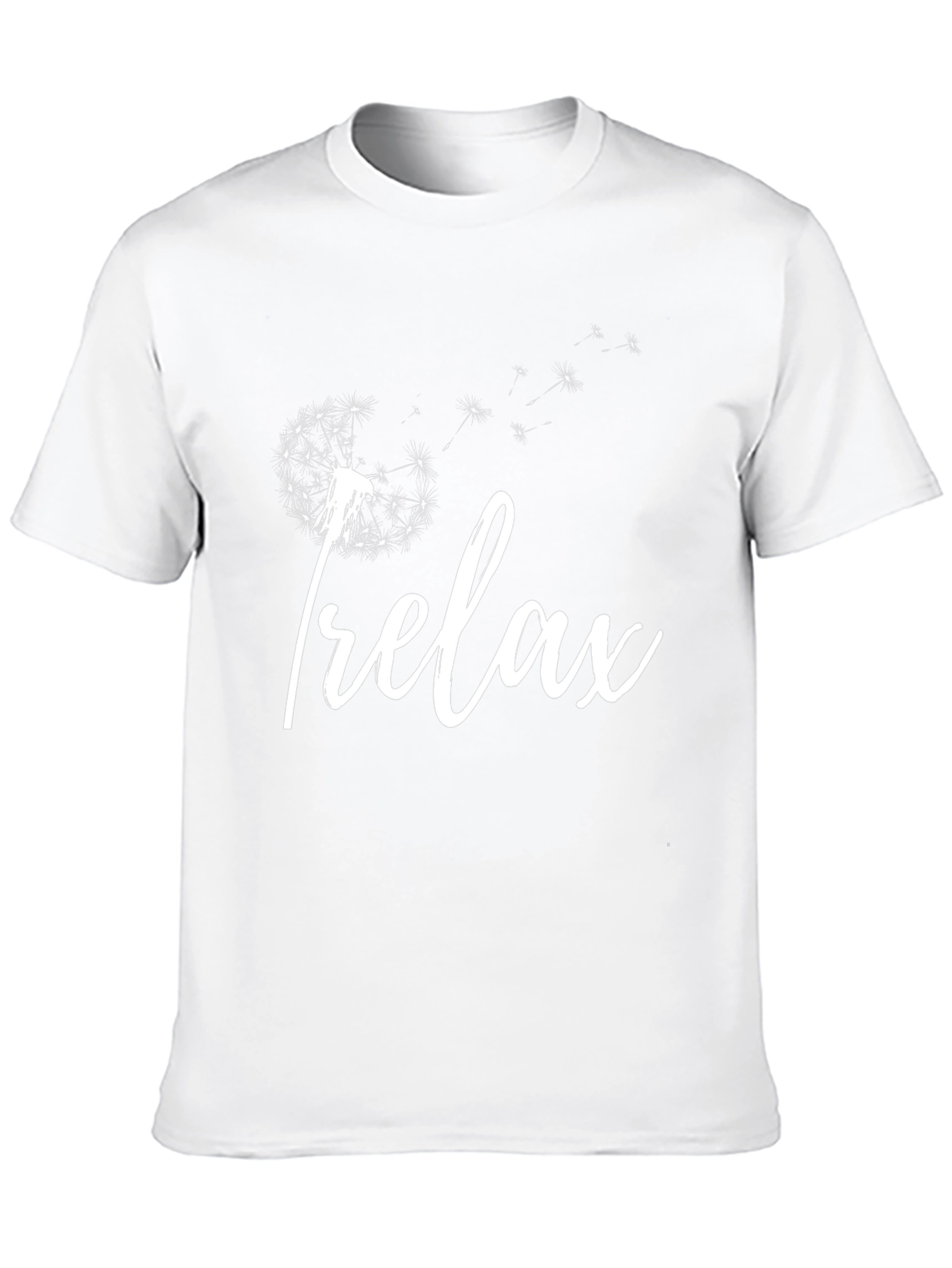 Relax Dandelion Black T-Shirt