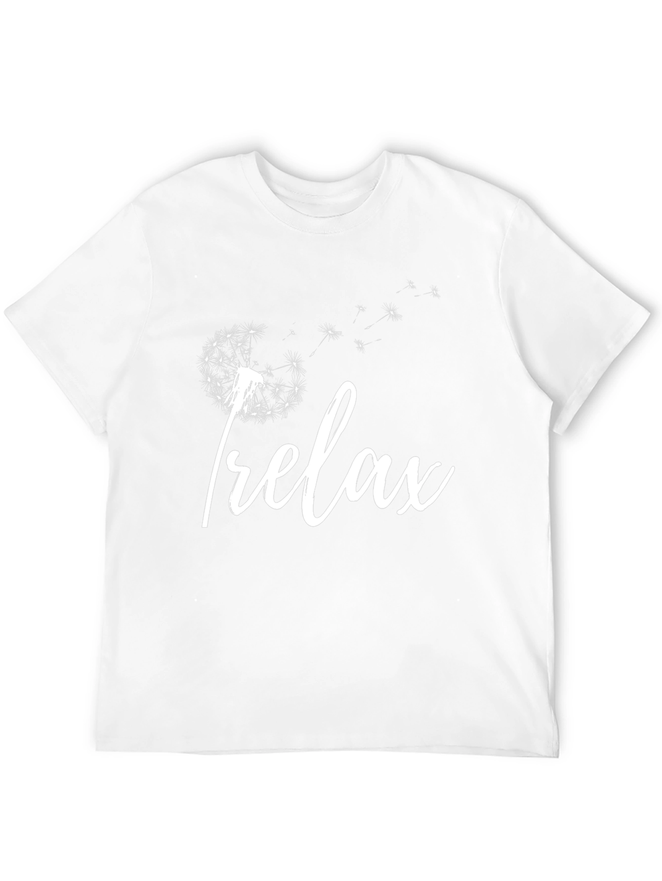 Relax Dandelion Black T-Shirt