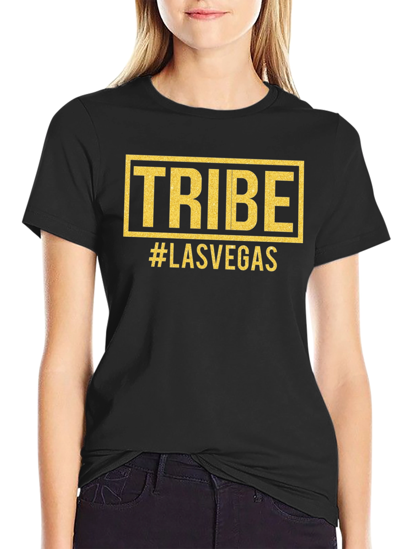 Tribe Las Vegas Graphic Tee - Black