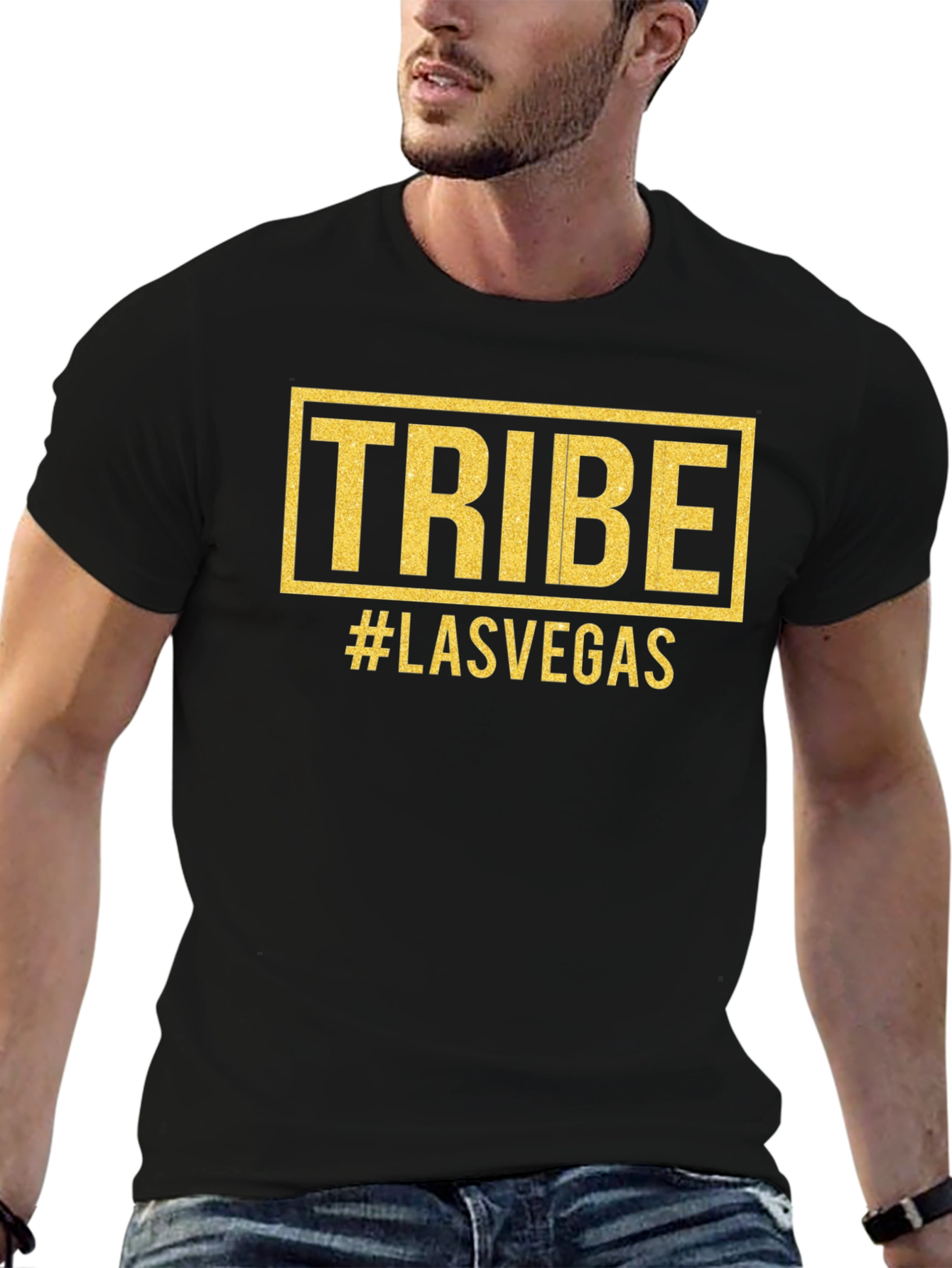 Tribe Las Vegas Graphic Tee - Black