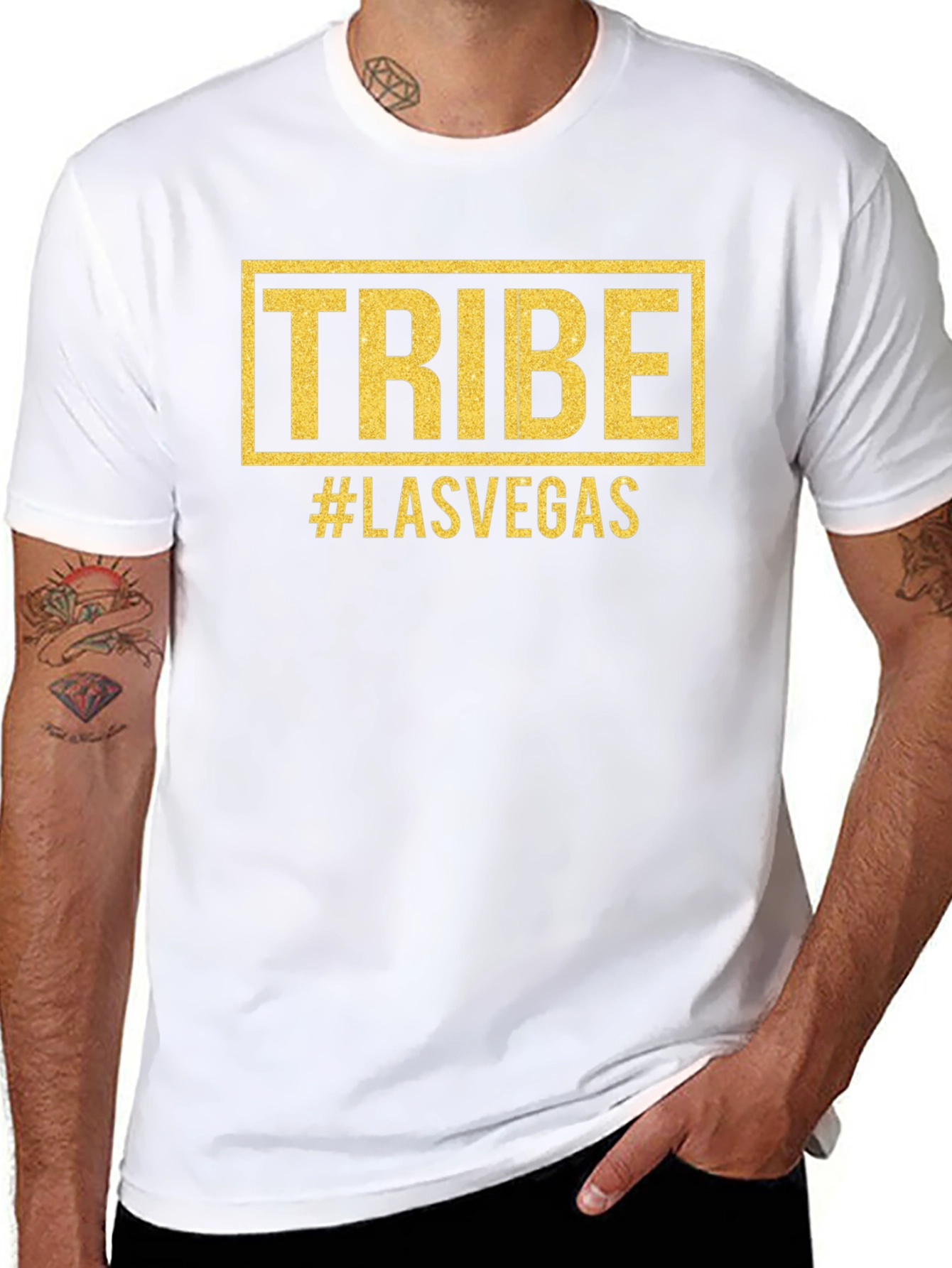 Tribe Las Vegas Graphic Tee - Black