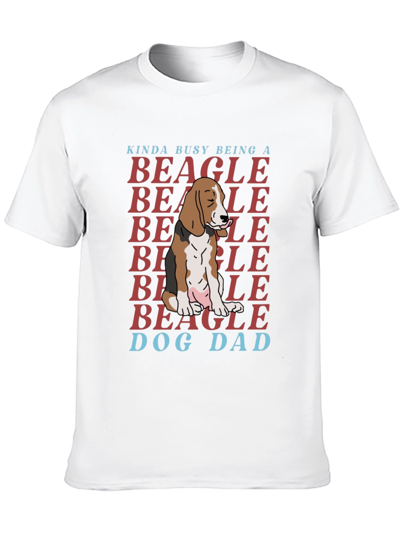 Beagle Dog Dad T-Shirt - Cute Dog Lover Tee