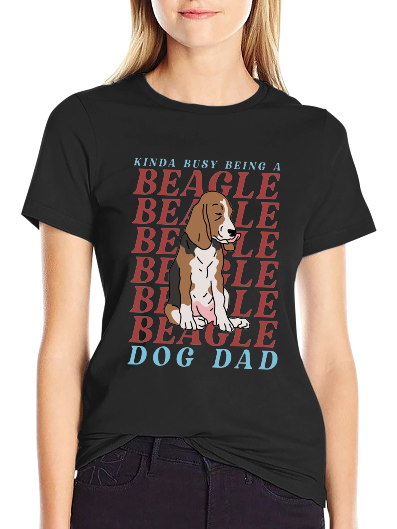 Beagle Dog Dad T-Shirt - Cute Dog Lover Tee