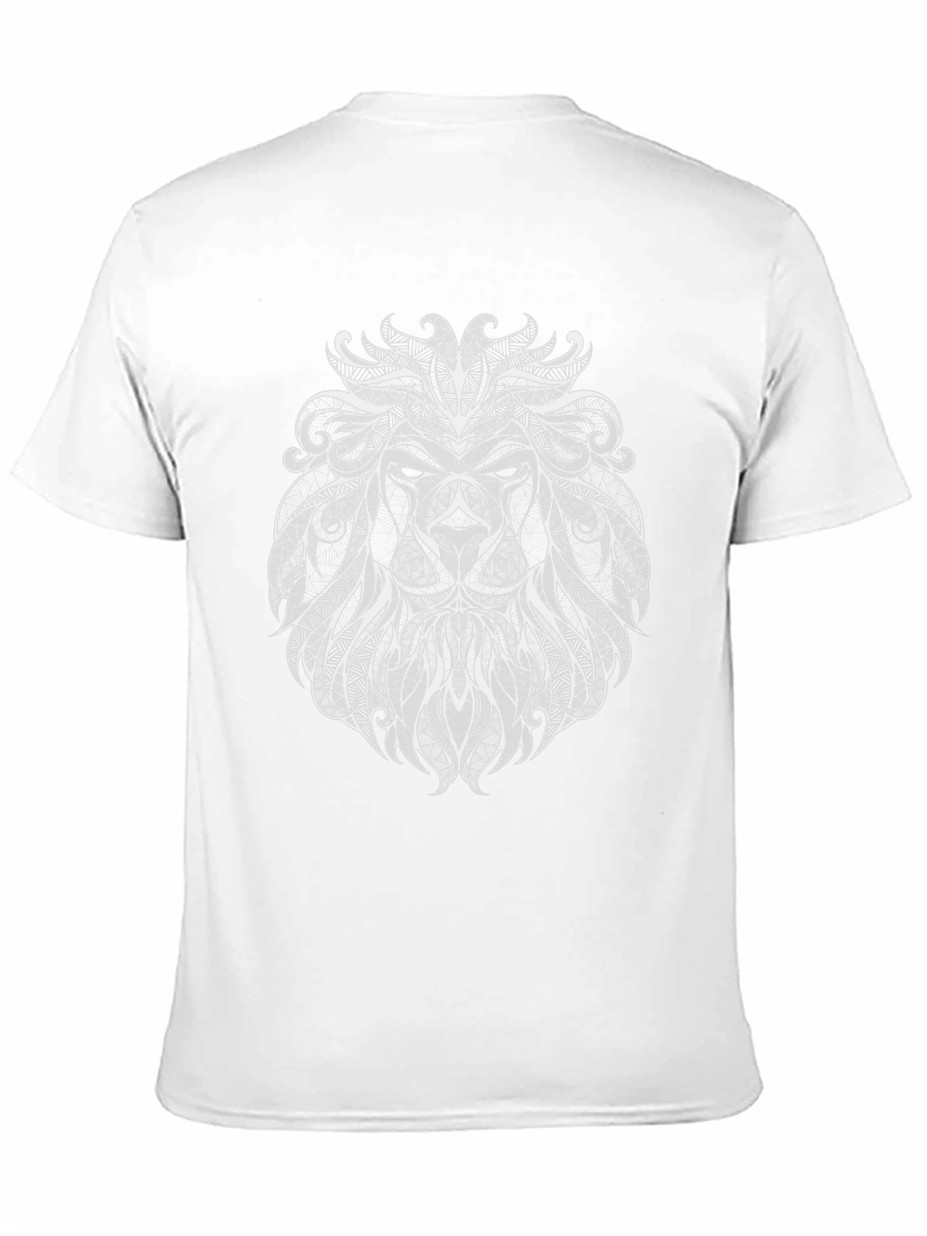 Lion Graphic Black T-Shirt - Unique Design