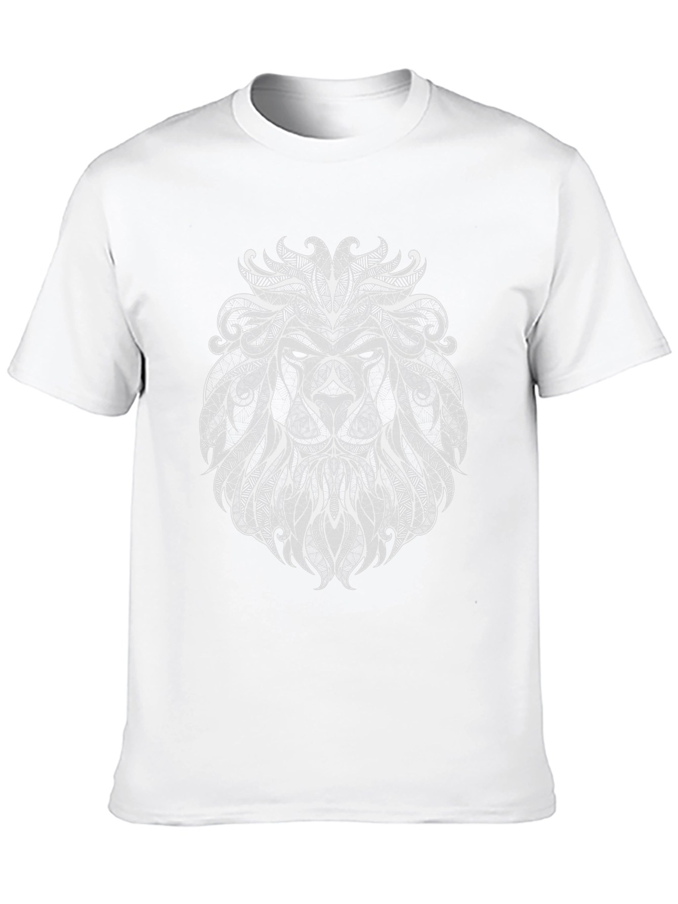 Lion Graphic Black T-Shirt - Unique Design