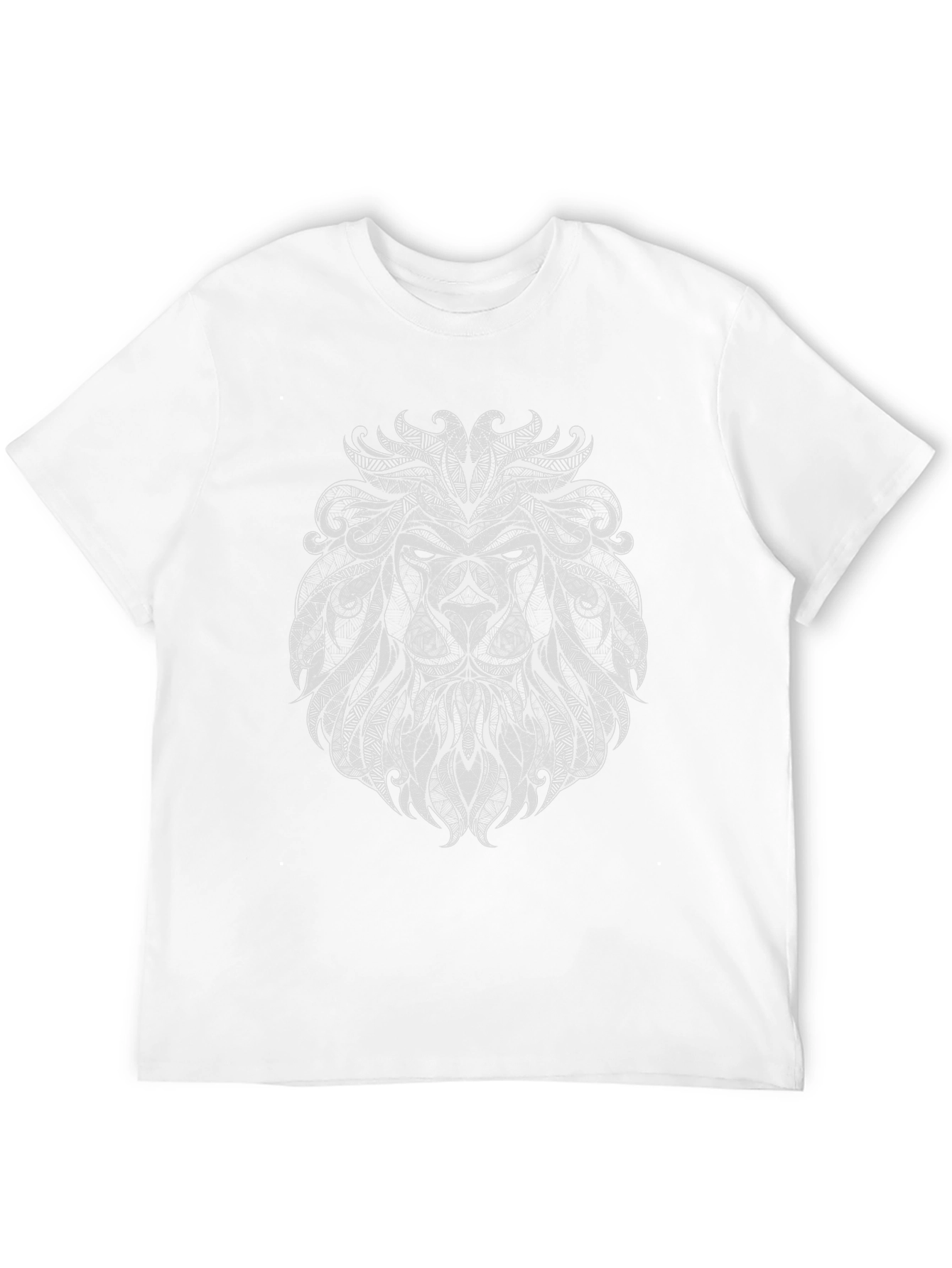 Lion Graphic Black T-Shirt - Unique Design