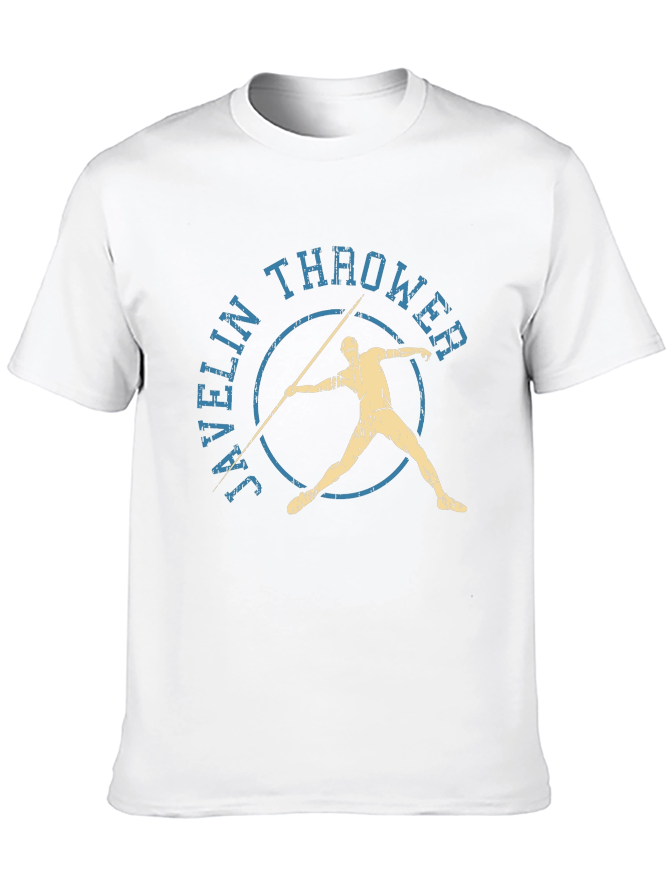 Javelin Thrower Graphic Tee - Athletic Sport Shirt