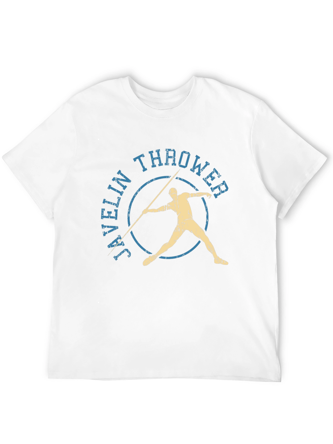 Javelin Thrower Graphic Tee - Athletic Sport Shirt