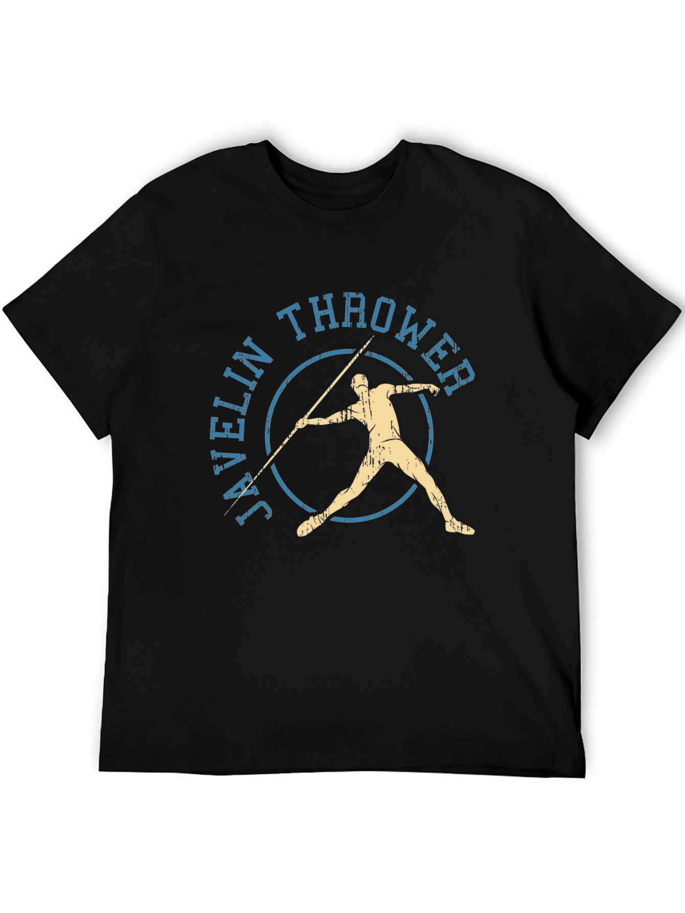 Javelin Thrower Graphic Tee - Athletic Sport Shirt