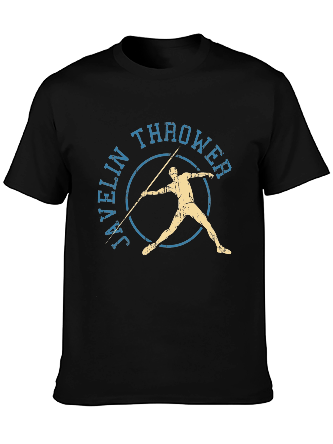 Javelin Thrower Graphic Tee - Athletic Sport Shirt