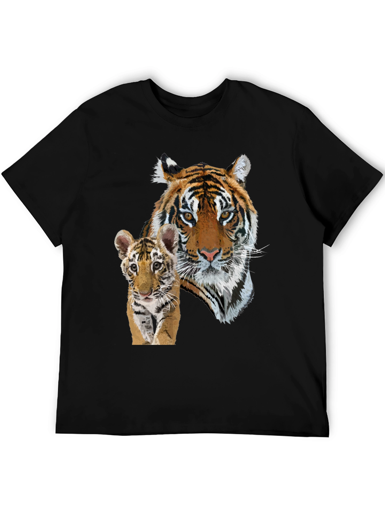 Tiger Cub Graphic Black T-Shirt
