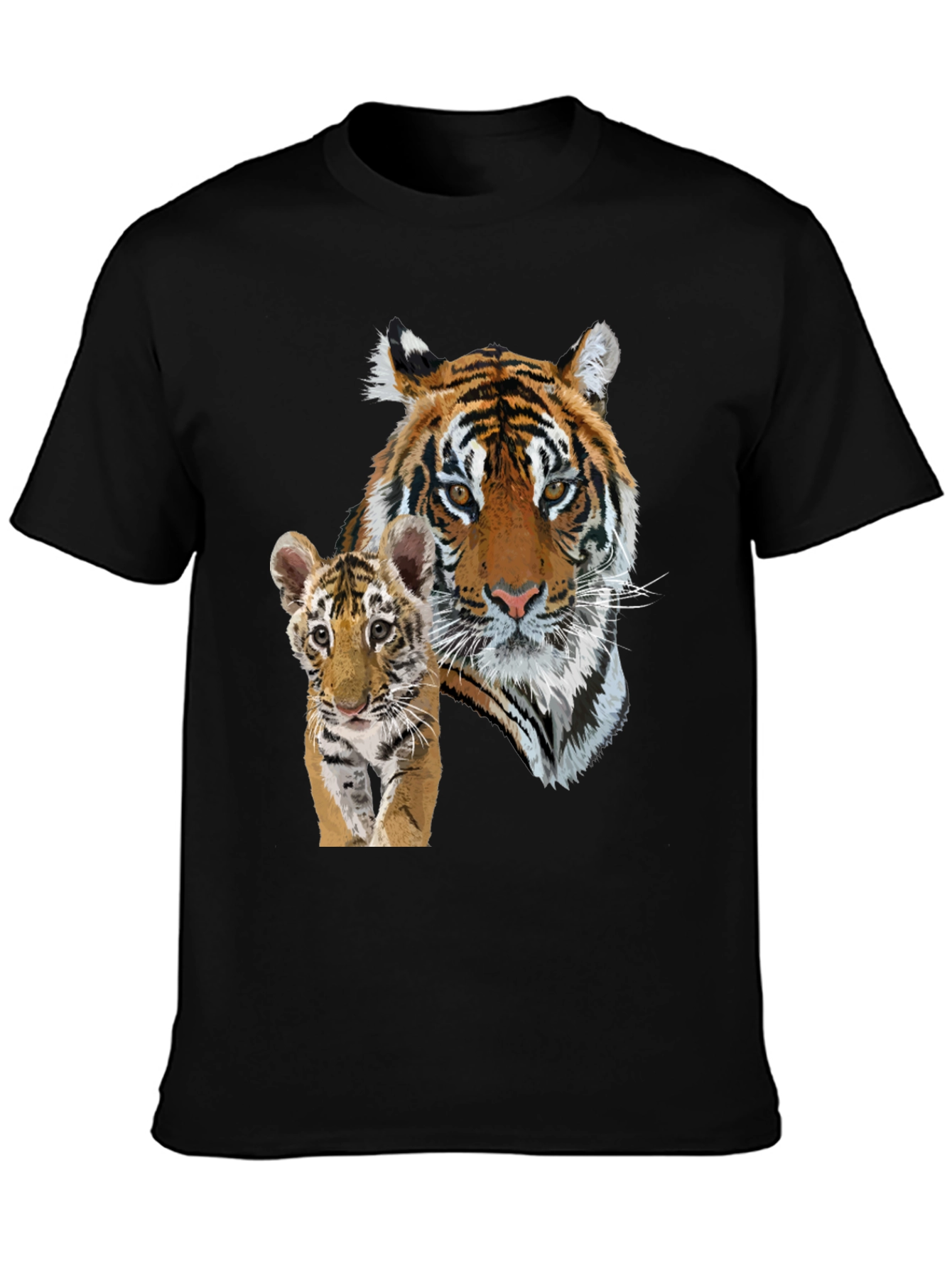Tiger Cub Graphic Black T-Shirt