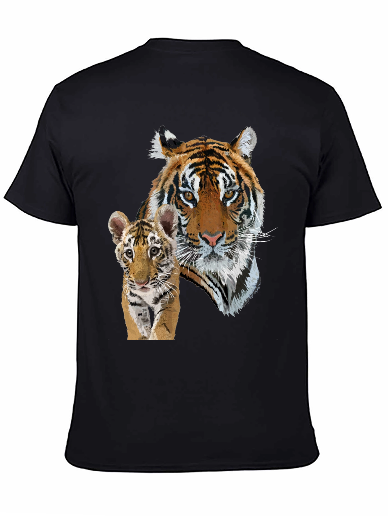 Tiger Cub Graphic Black T-Shirt
