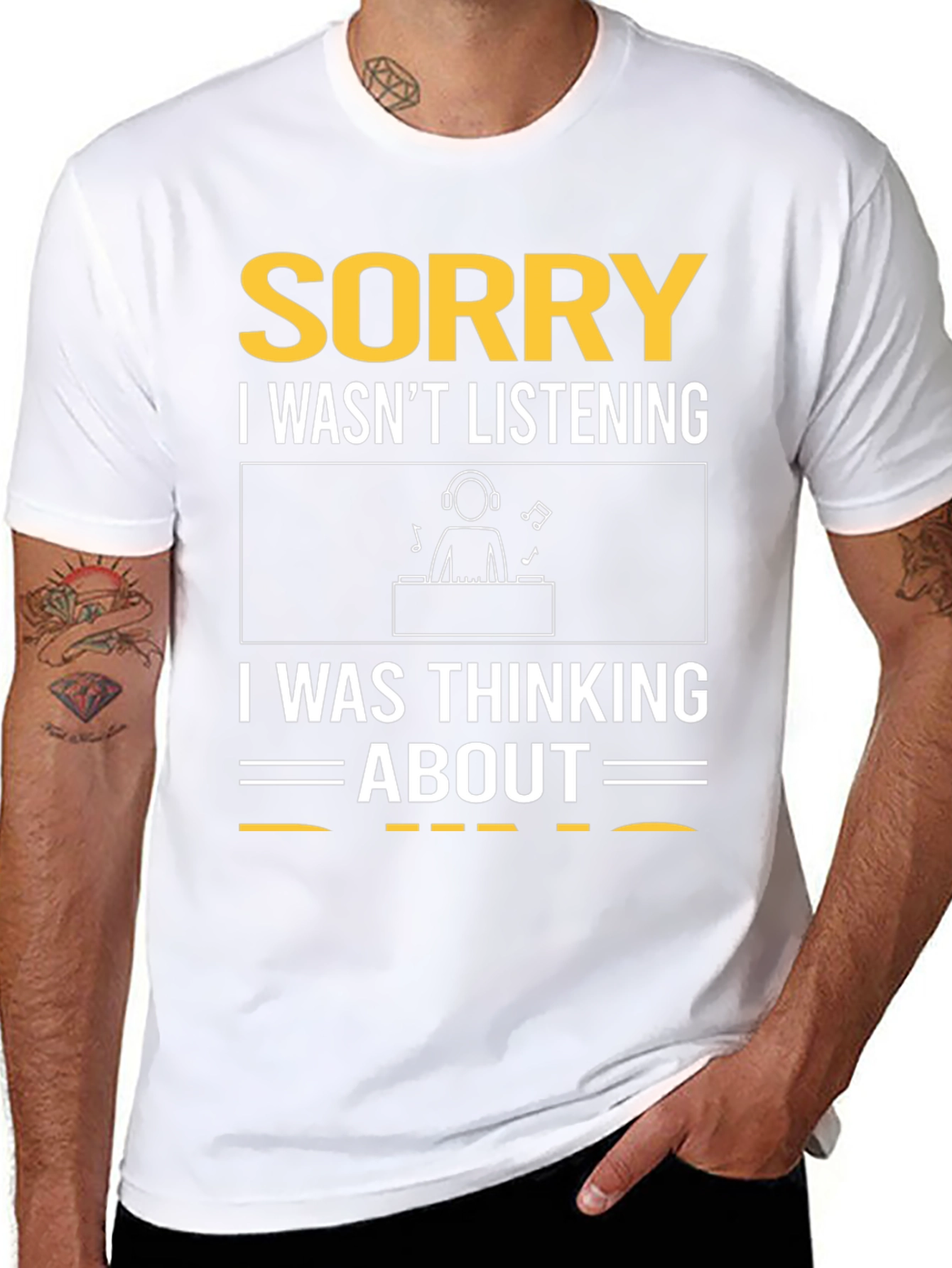 Sorry DJ T-Shirt - Music Lover Gift