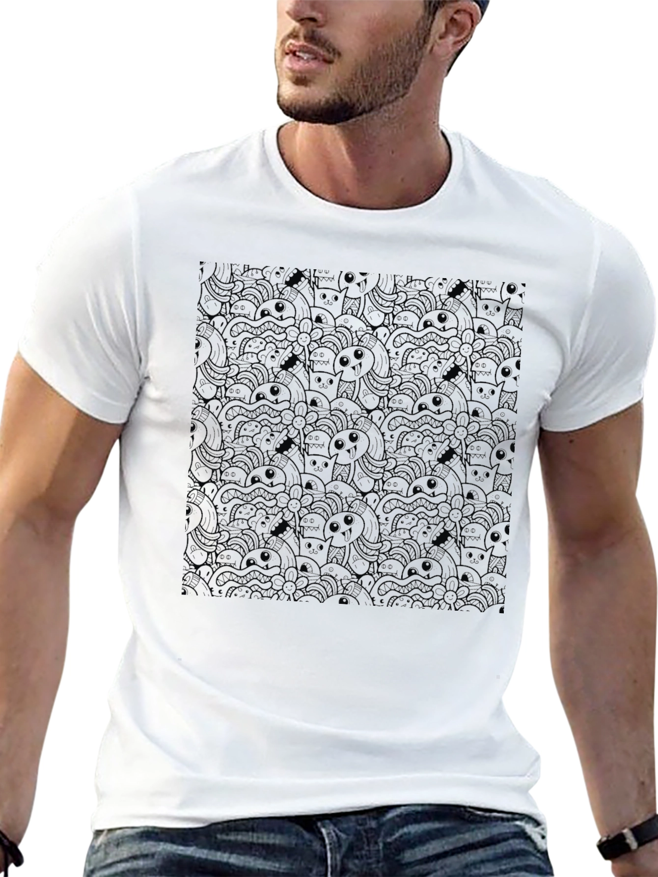 Dark Skull Pattern Tee