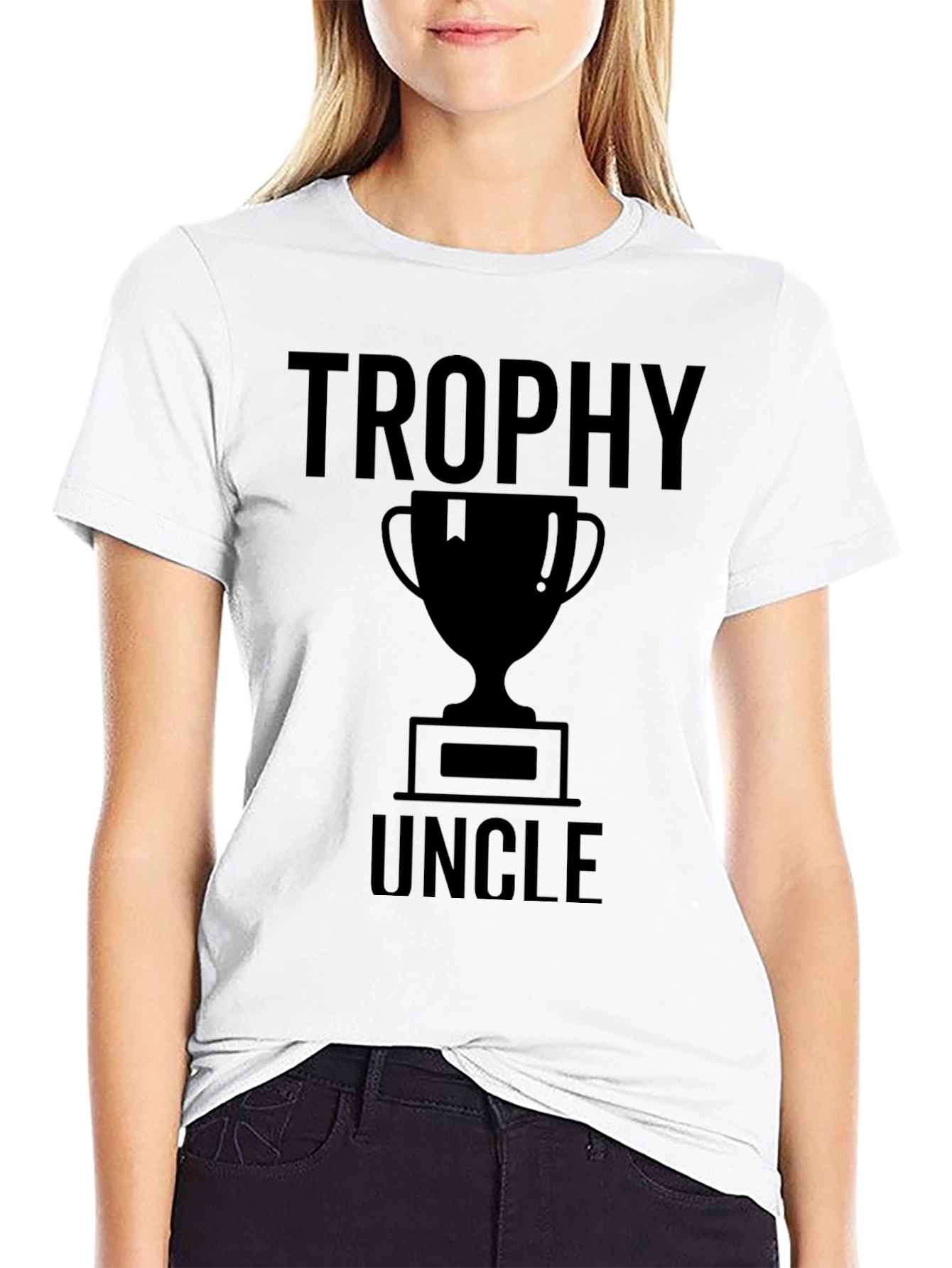 Trophy Uncle Graphic Tee - Funny Unisex T-Shirt