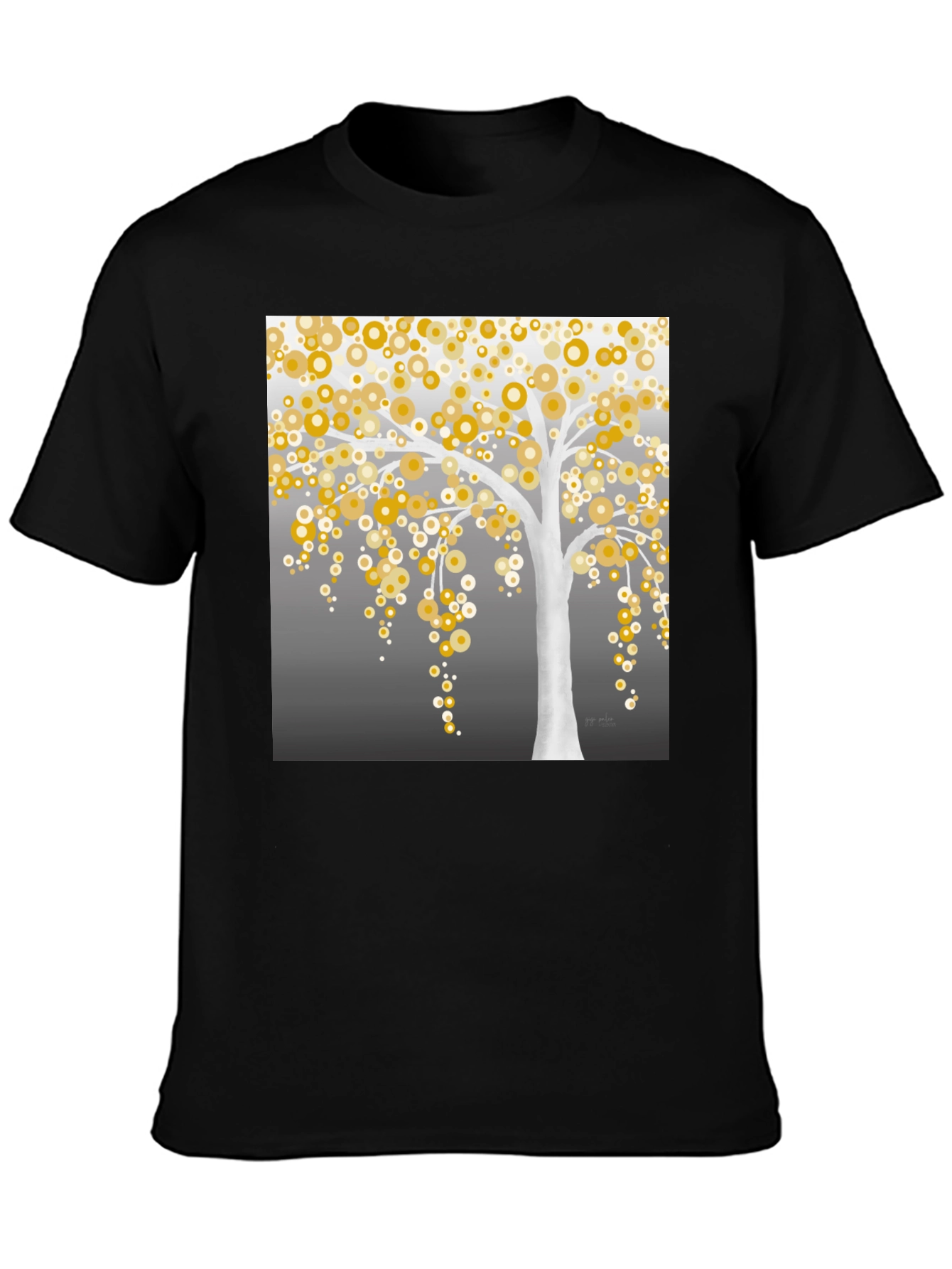 Abstract Tree Graphic T-Shirt - Stylish Mens Tee