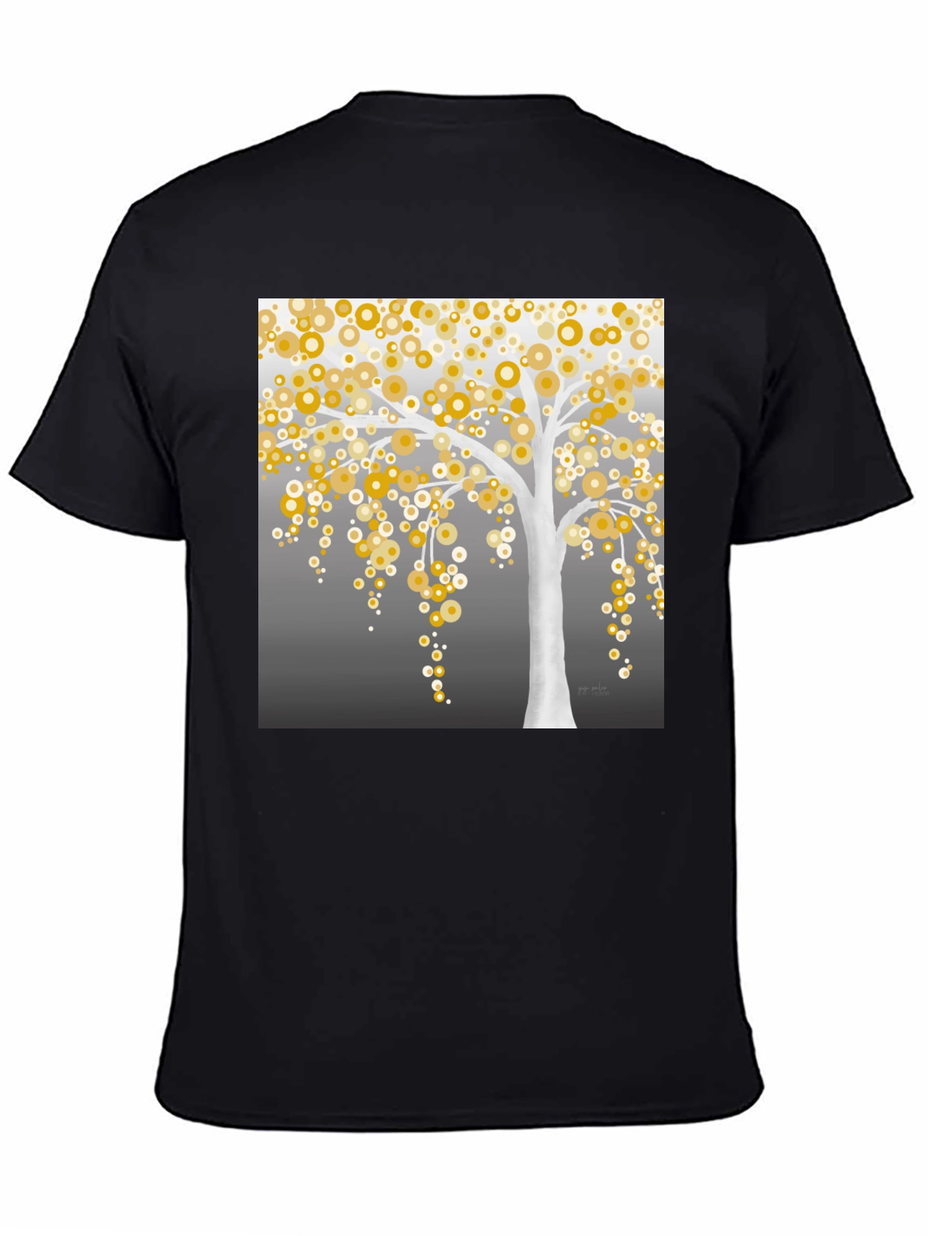 Abstract Tree Graphic T-Shirt - Stylish Mens Tee
