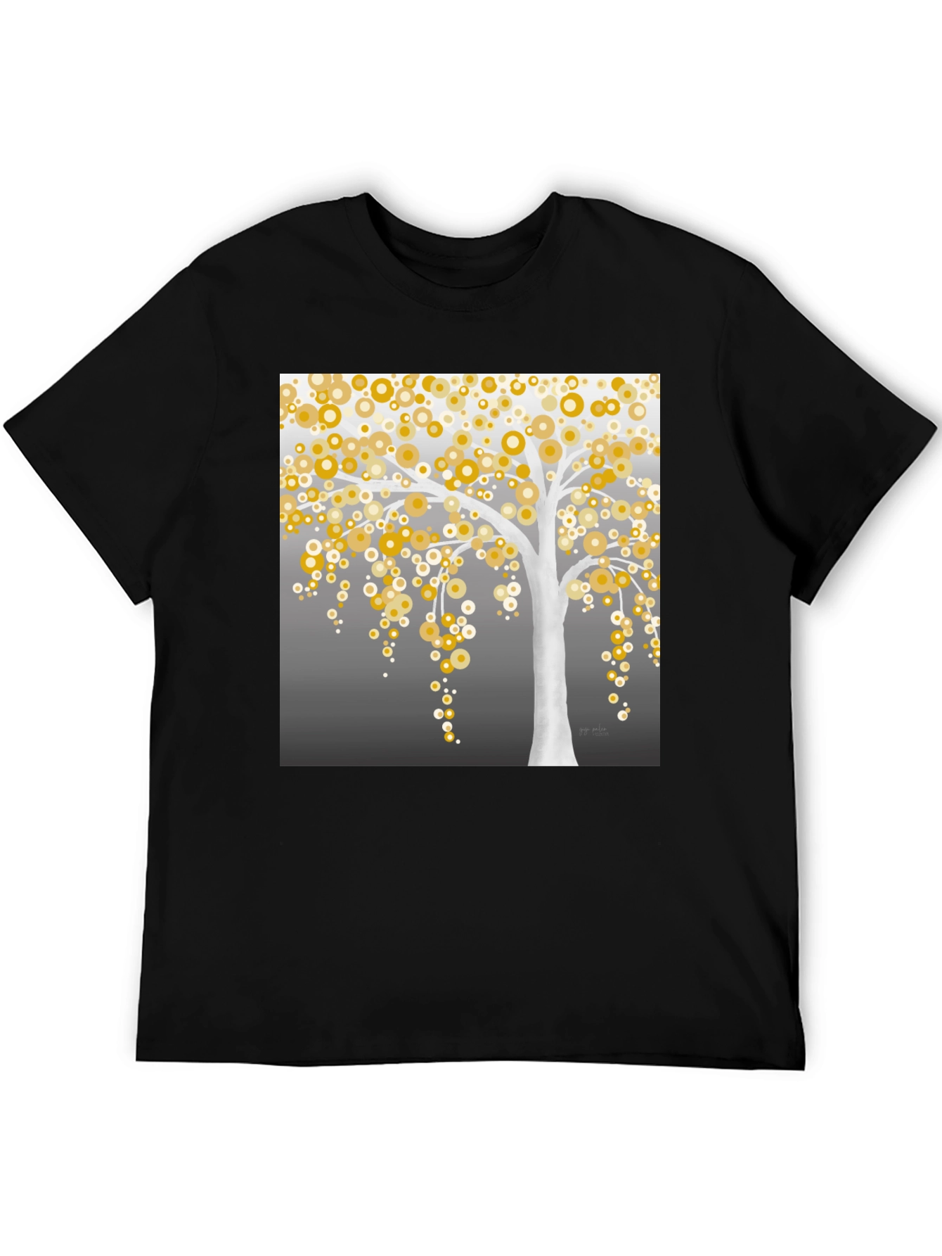 Abstract Tree Graphic T-Shirt - Stylish Mens Tee