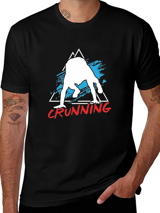 Crunning T-Shirt - Funky Graphic Tee