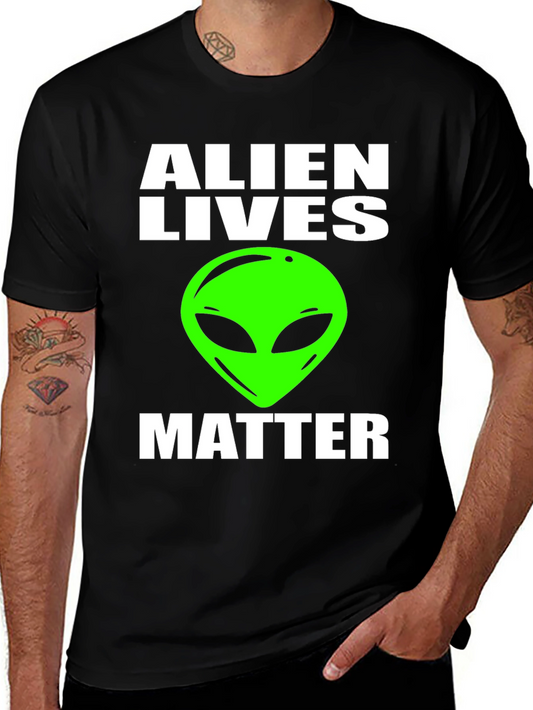 Alien Lives Matter Graphic Tee - Black