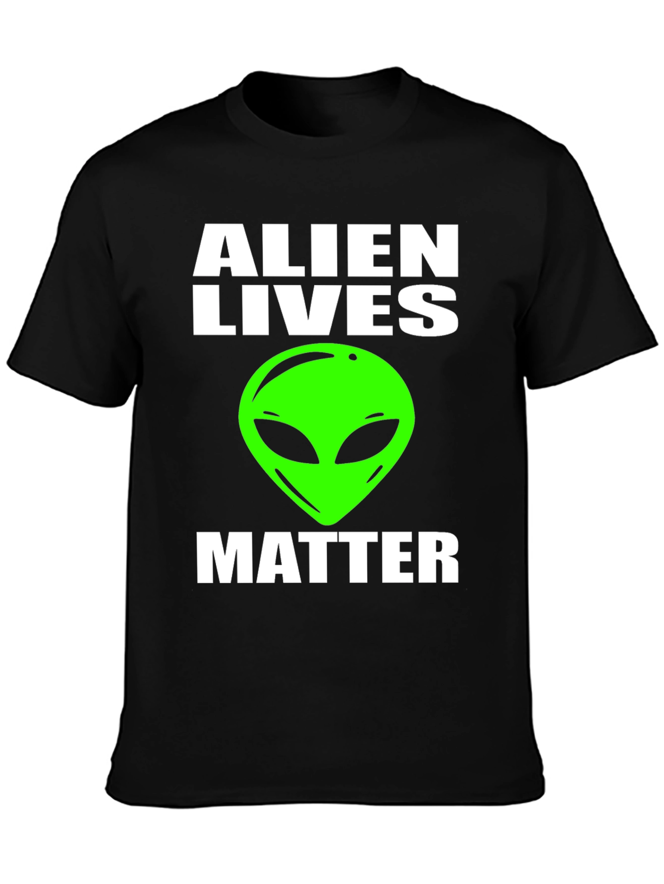 Alien Lives Matter Graphic Tee - Black