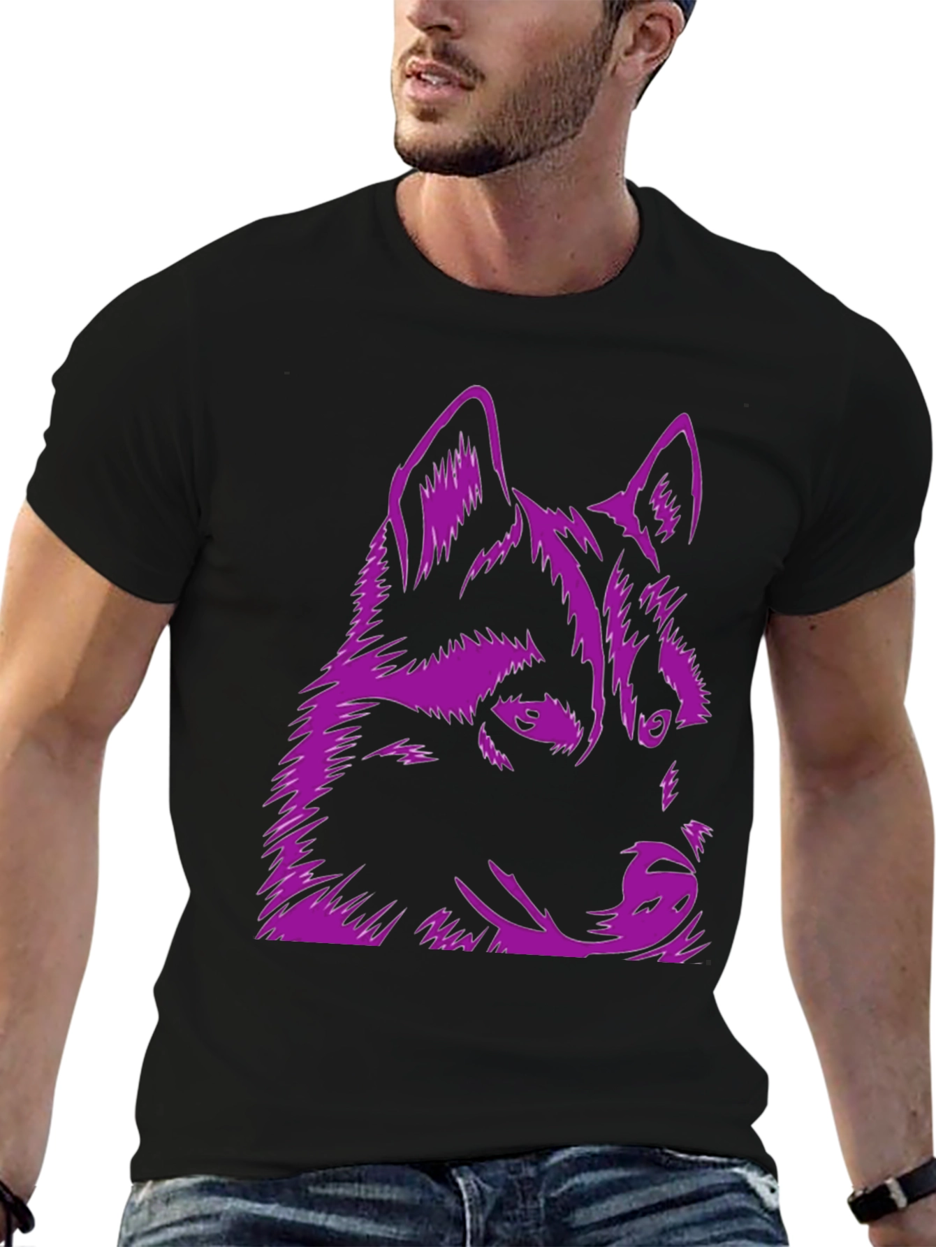 Wolf Graphic Tee - Modern Fit