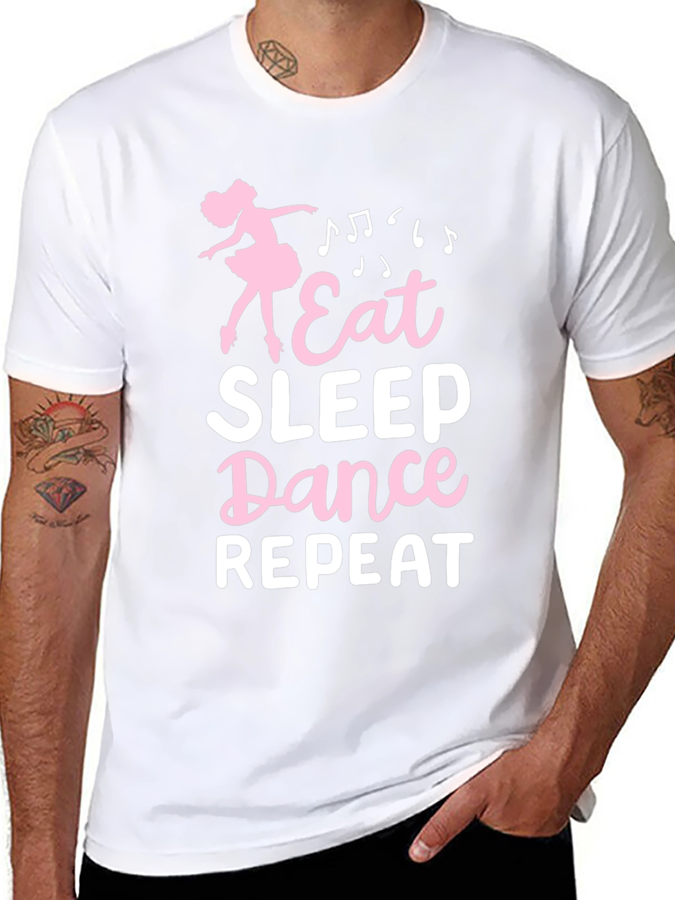 Eat Sleep Dance Repeat Graphic Tee