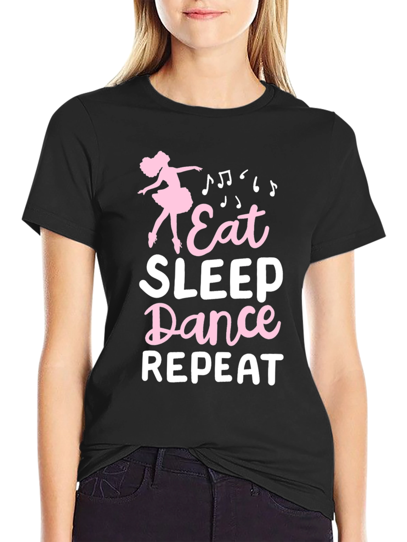 Eat Sleep Dance Repeat Graphic Tee