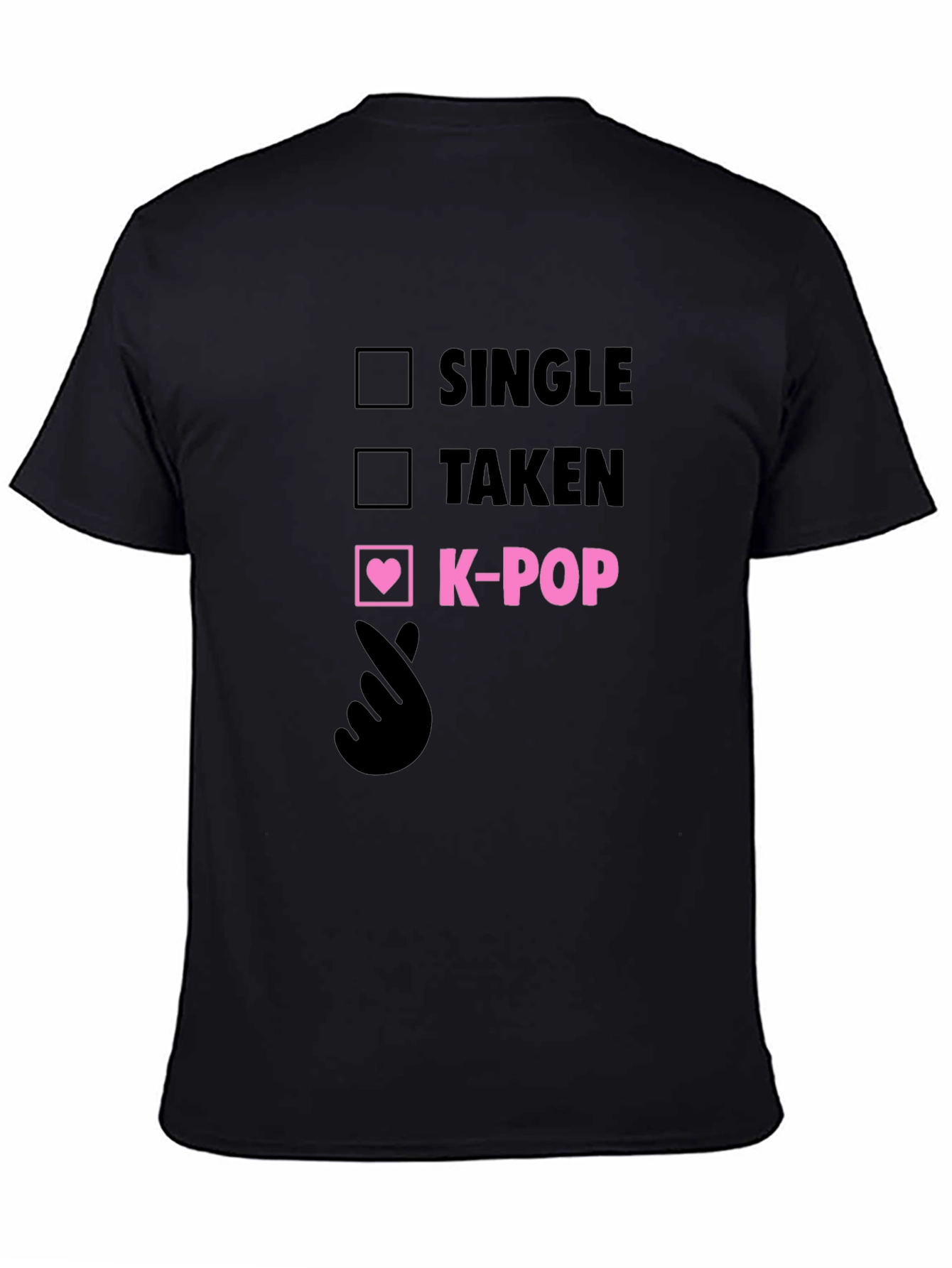 K-Pop Fan T-Shirt: Single Taken K-Pop Checkbox Tee