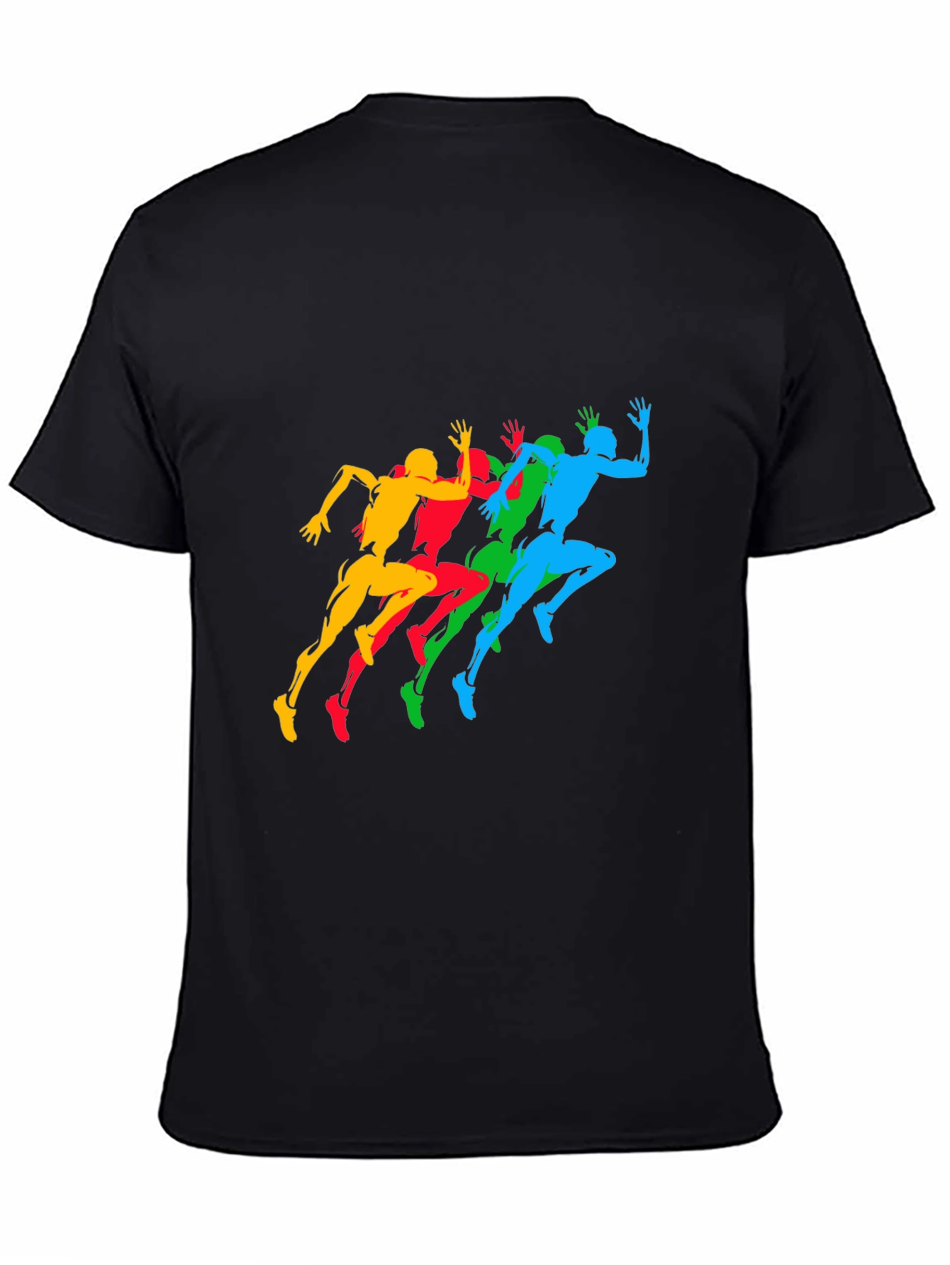 Runner Graphic Black T-Shirt