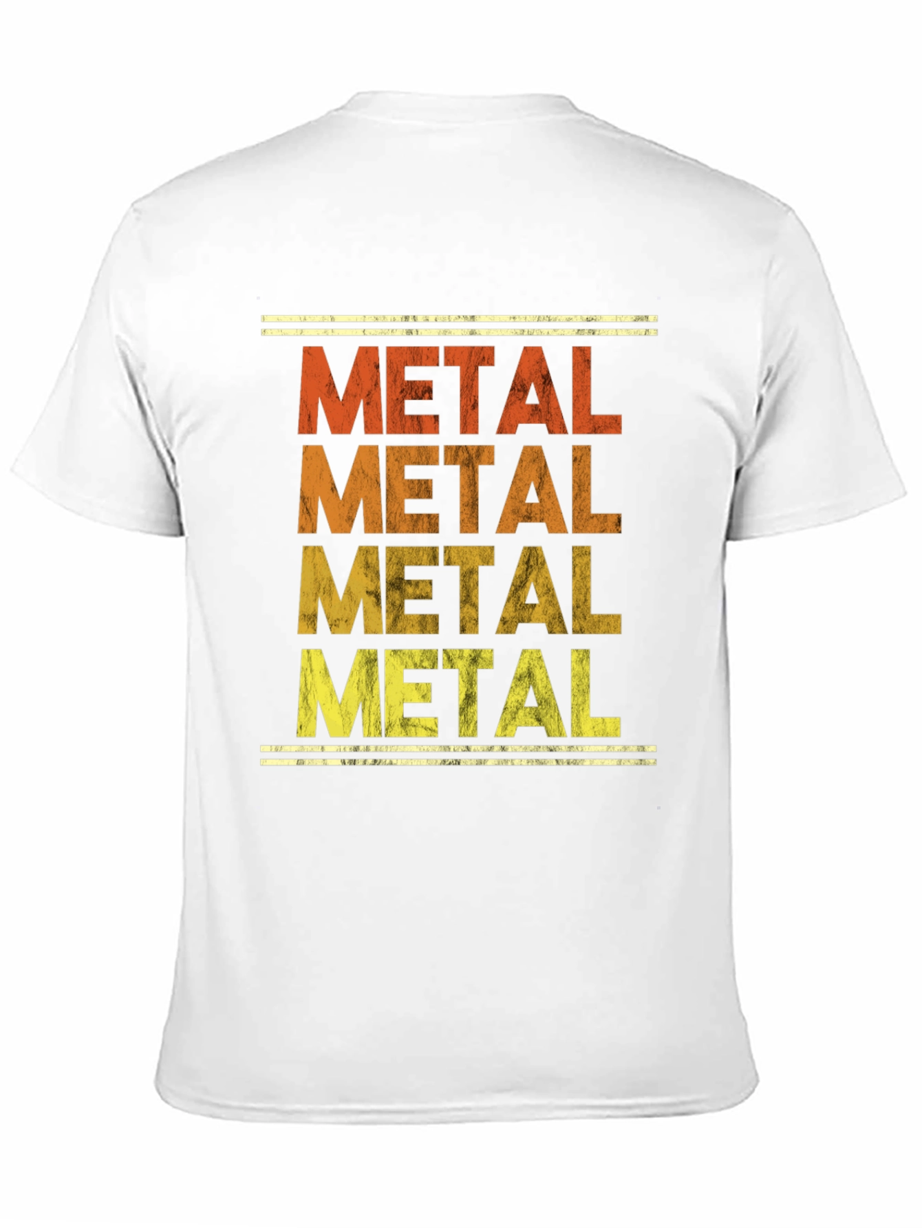 Retro Metal Music T-Shirt - Distressed Print