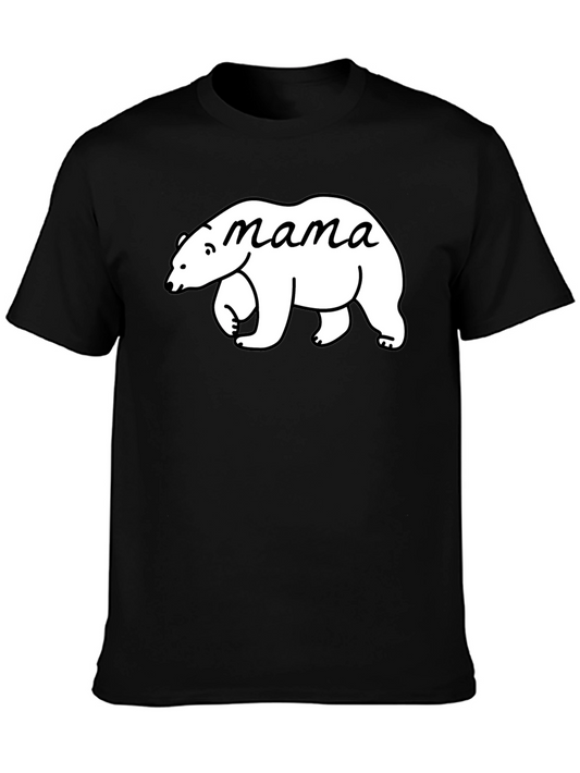 Mama Bear Graphic Tee - Cute Mom T-Shirt