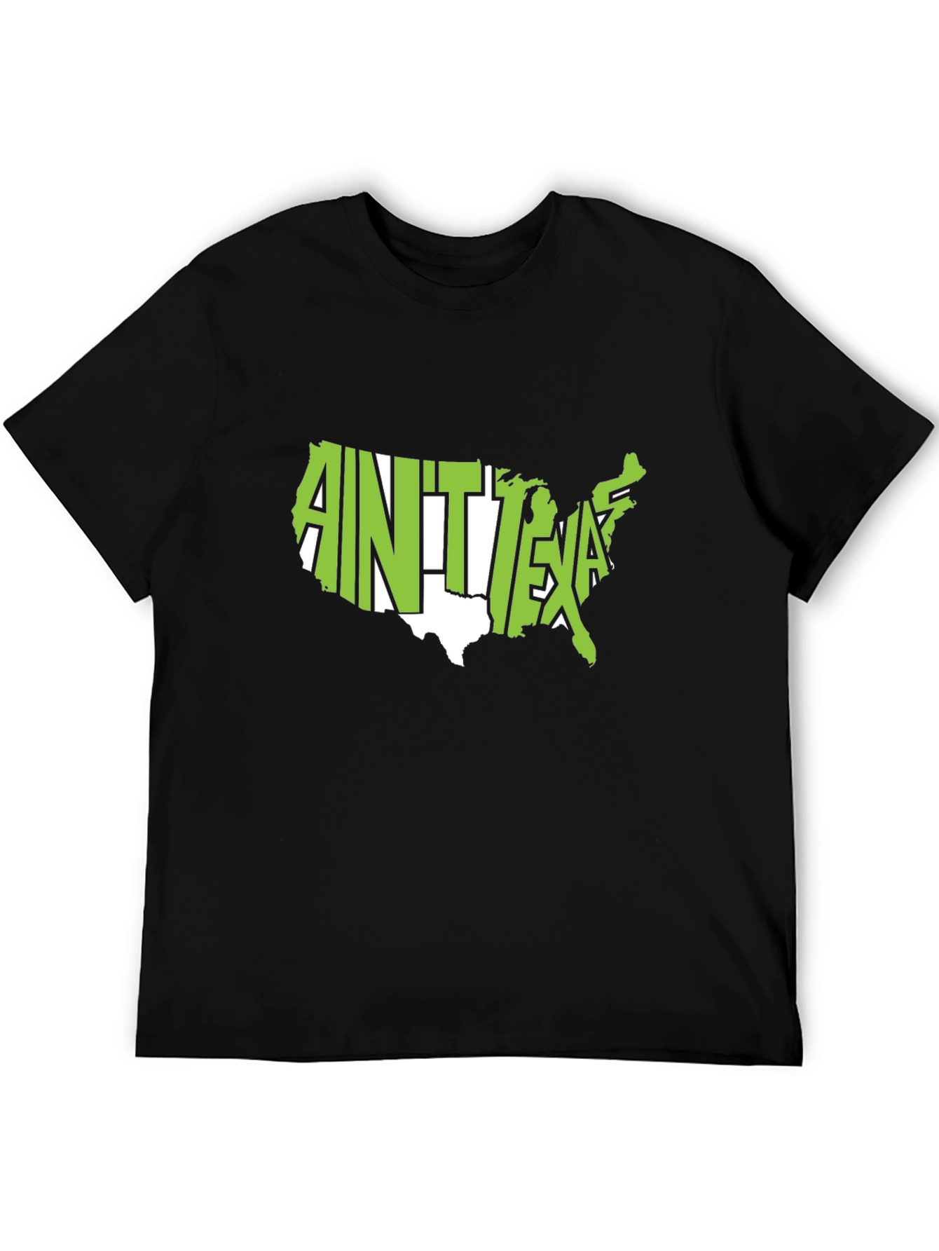 Aint Texas USA Map Graphic T-Shirt